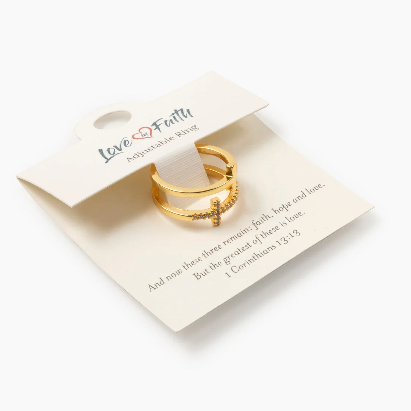 Adjustable Gold & Platinum Brass Rings - Image 2