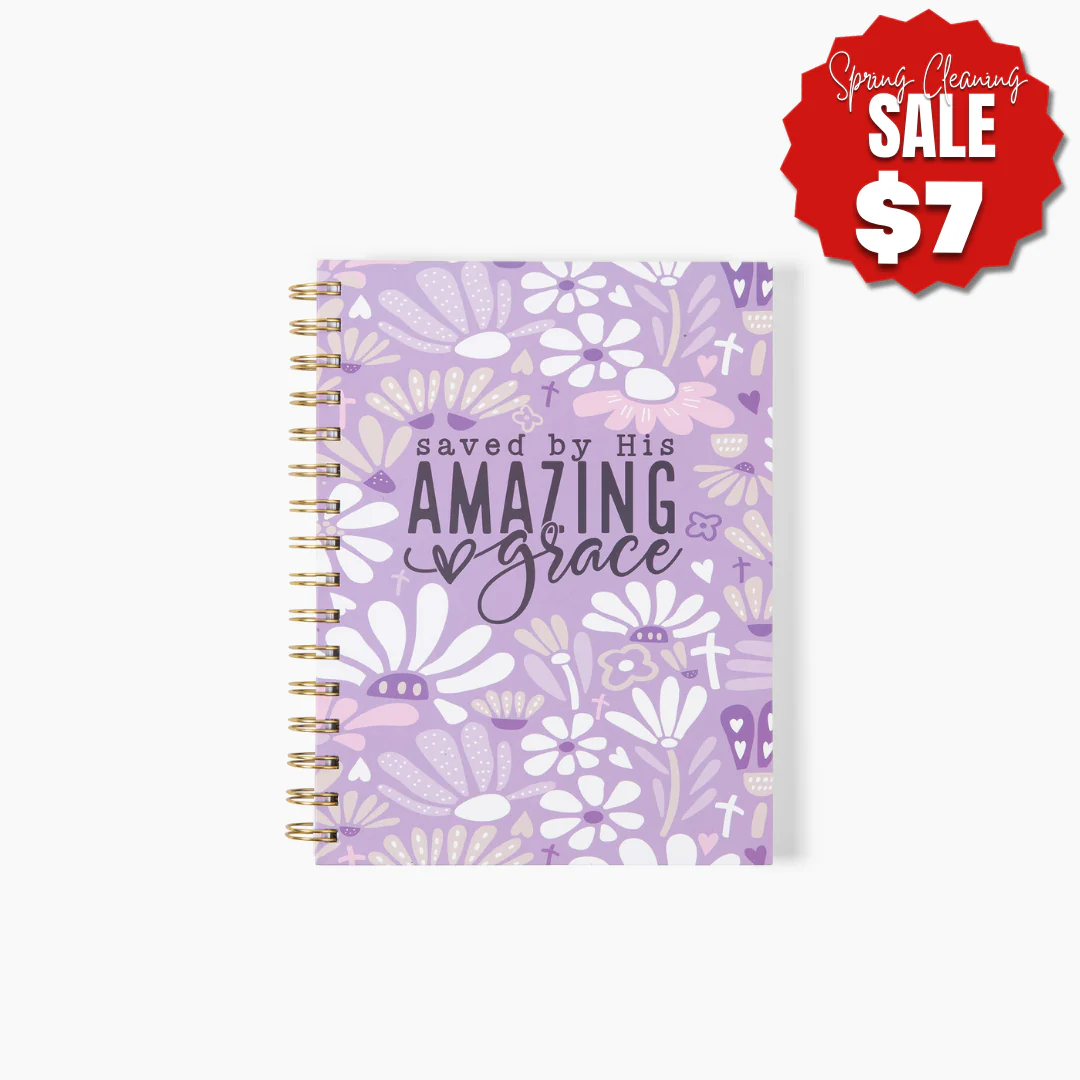 Amazing Grace Spiral Journal