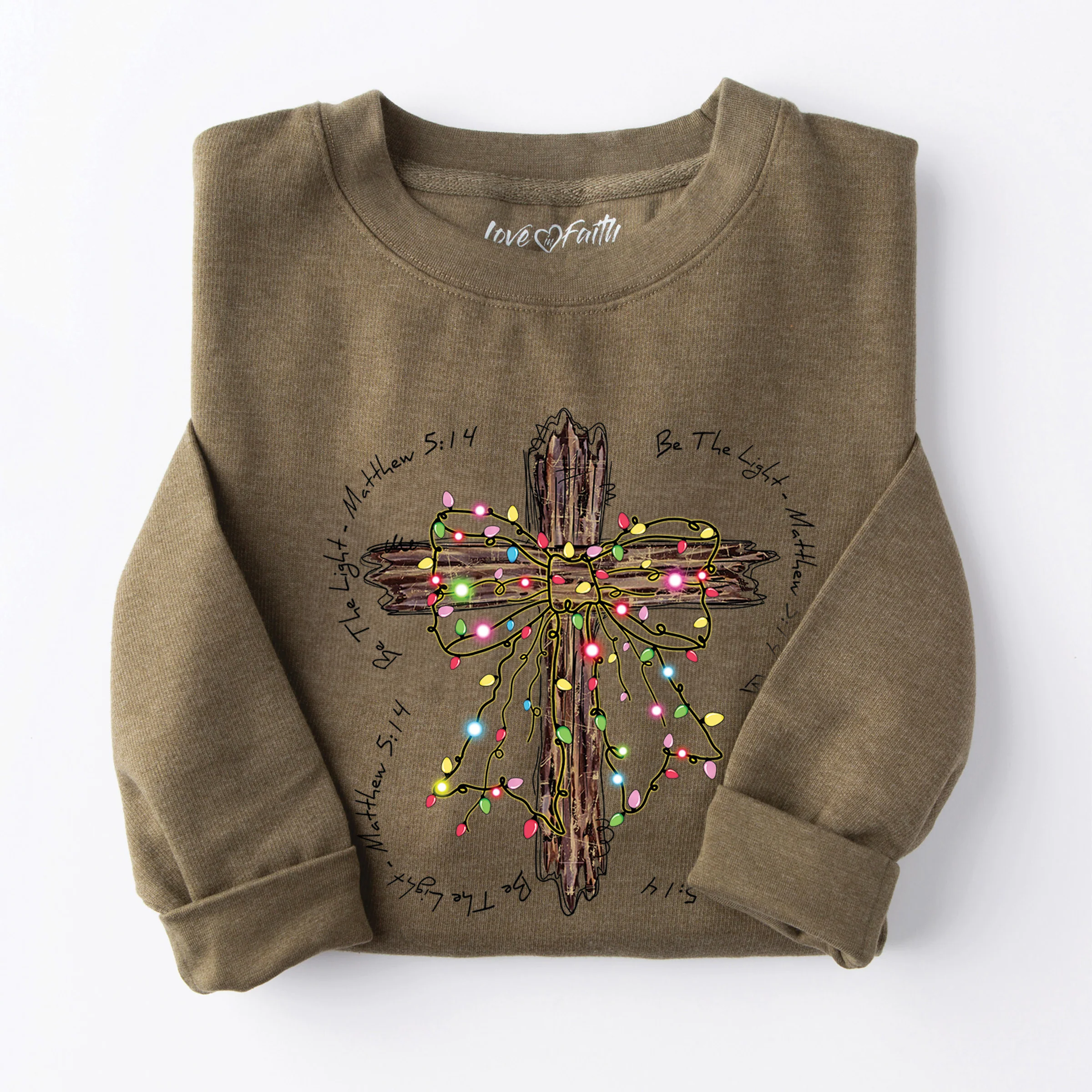 Be the Light Cross Sweatshirt