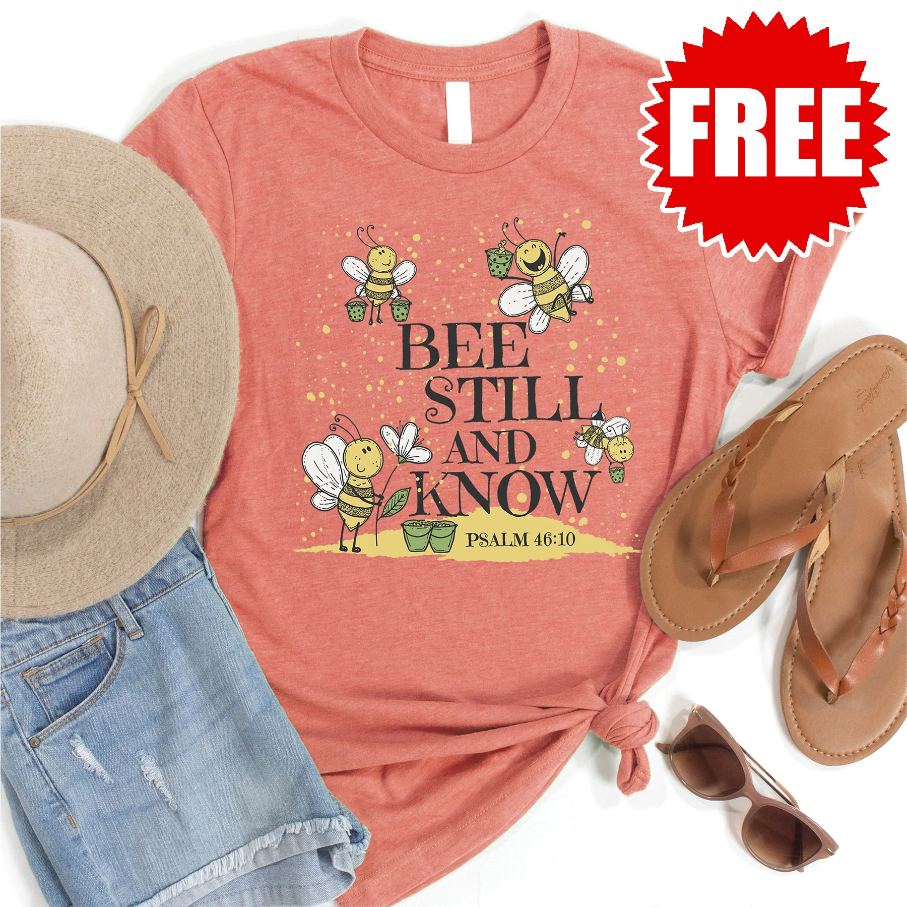 Bee Still and Know Tee - 0