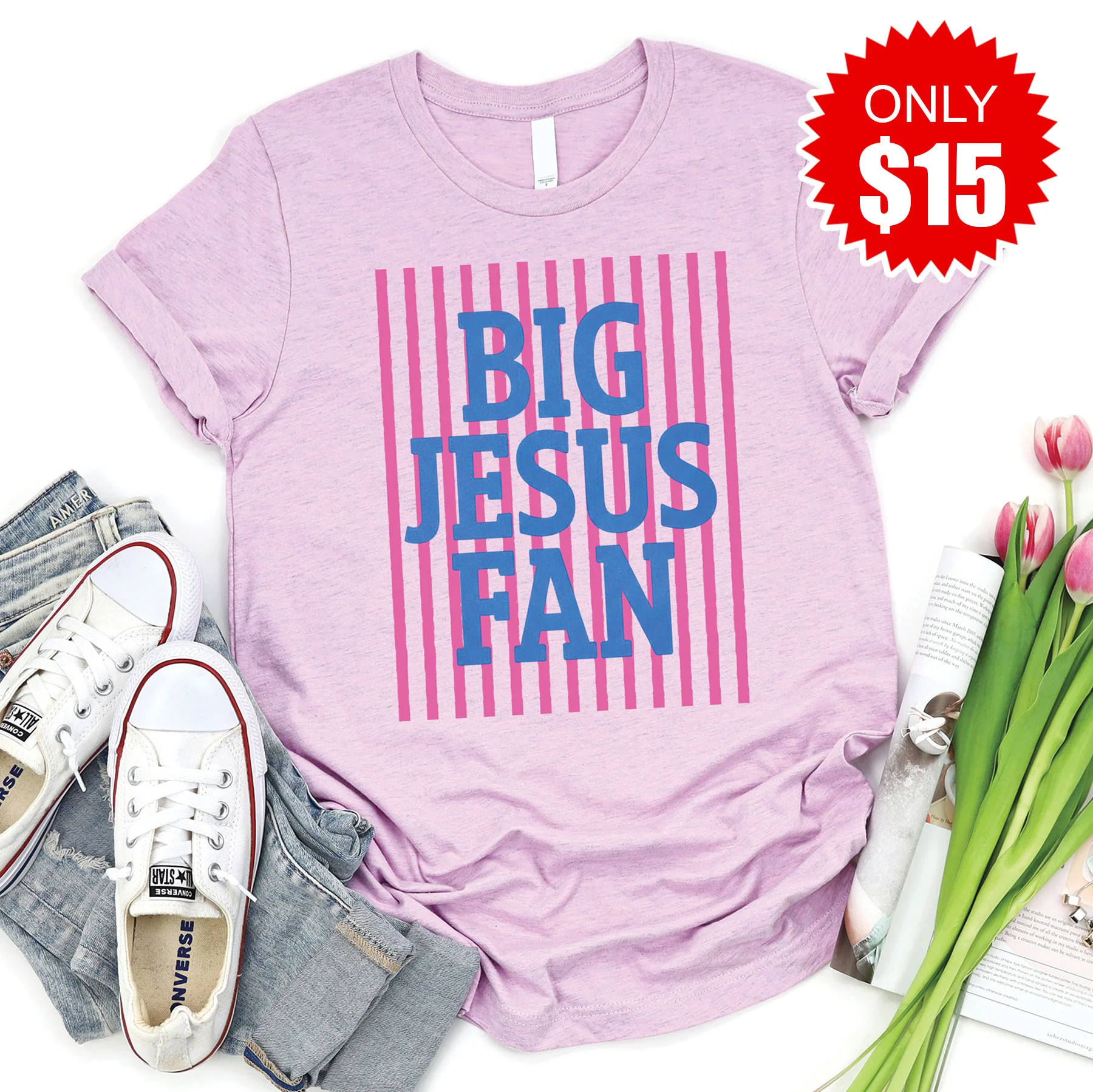 Big Jesus Fan Tee - 15
