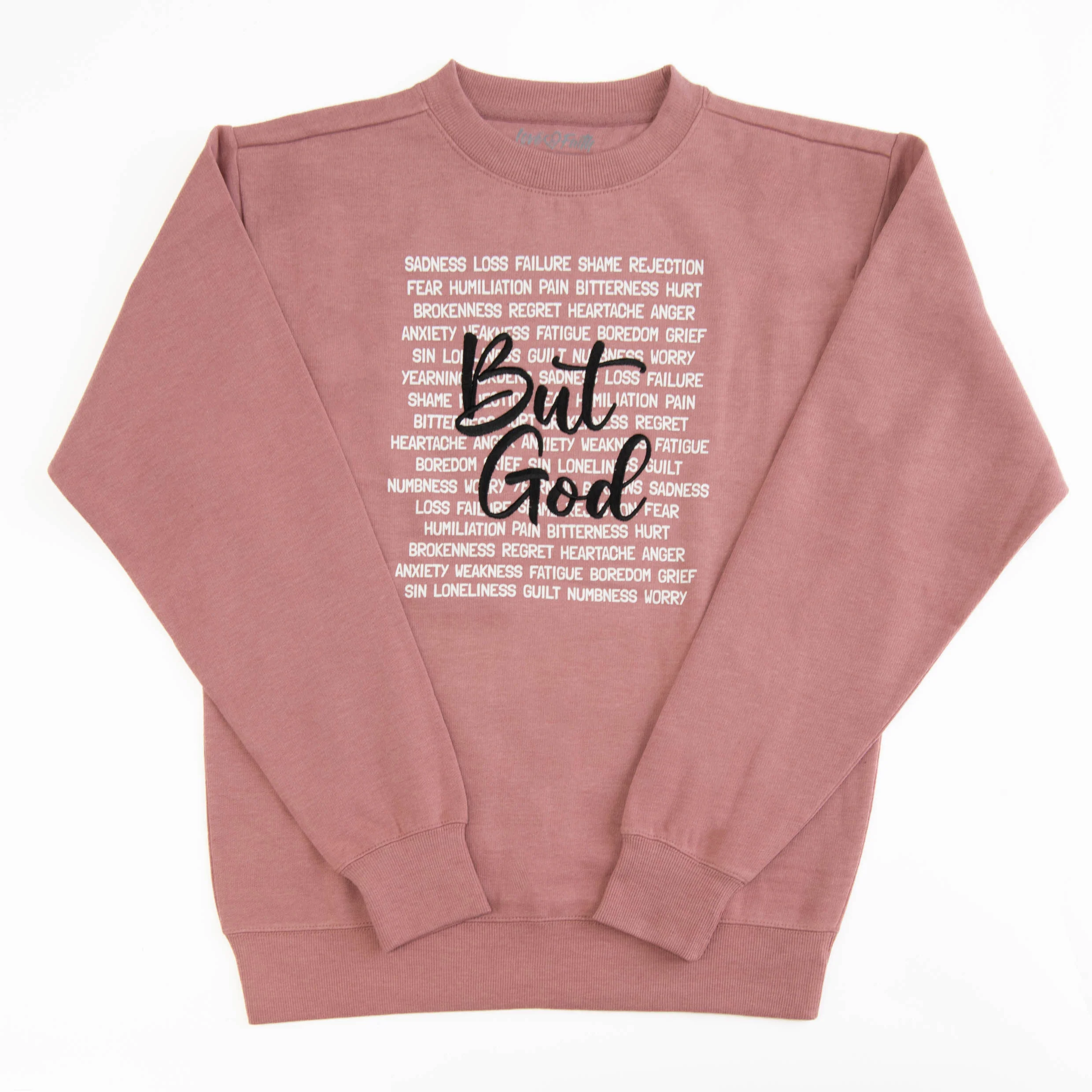 But God Embroidered Crewneck Sweatshirt - Image 2