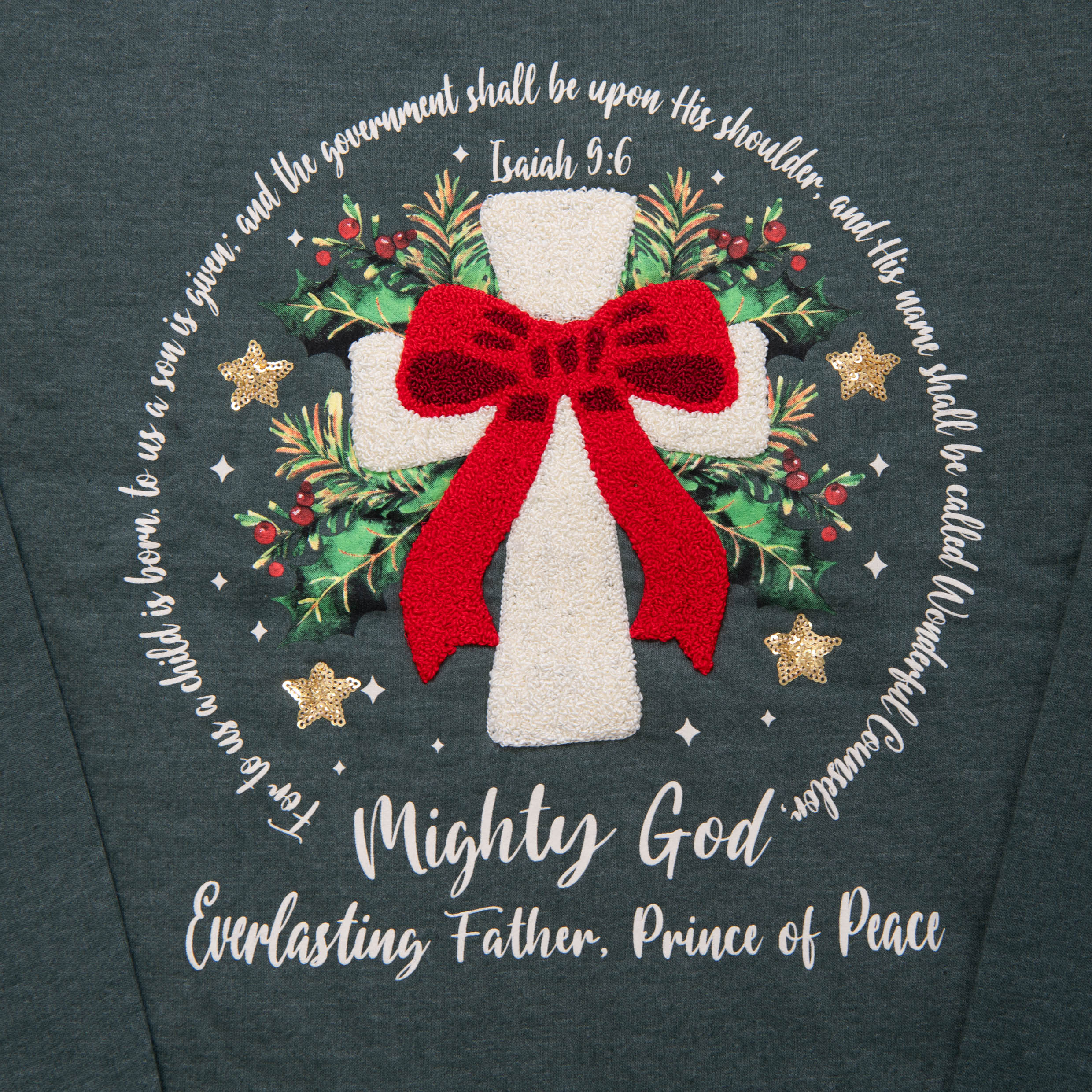 Embellished Isaiah 9:6 Sweatshirt - 20 - Image 3