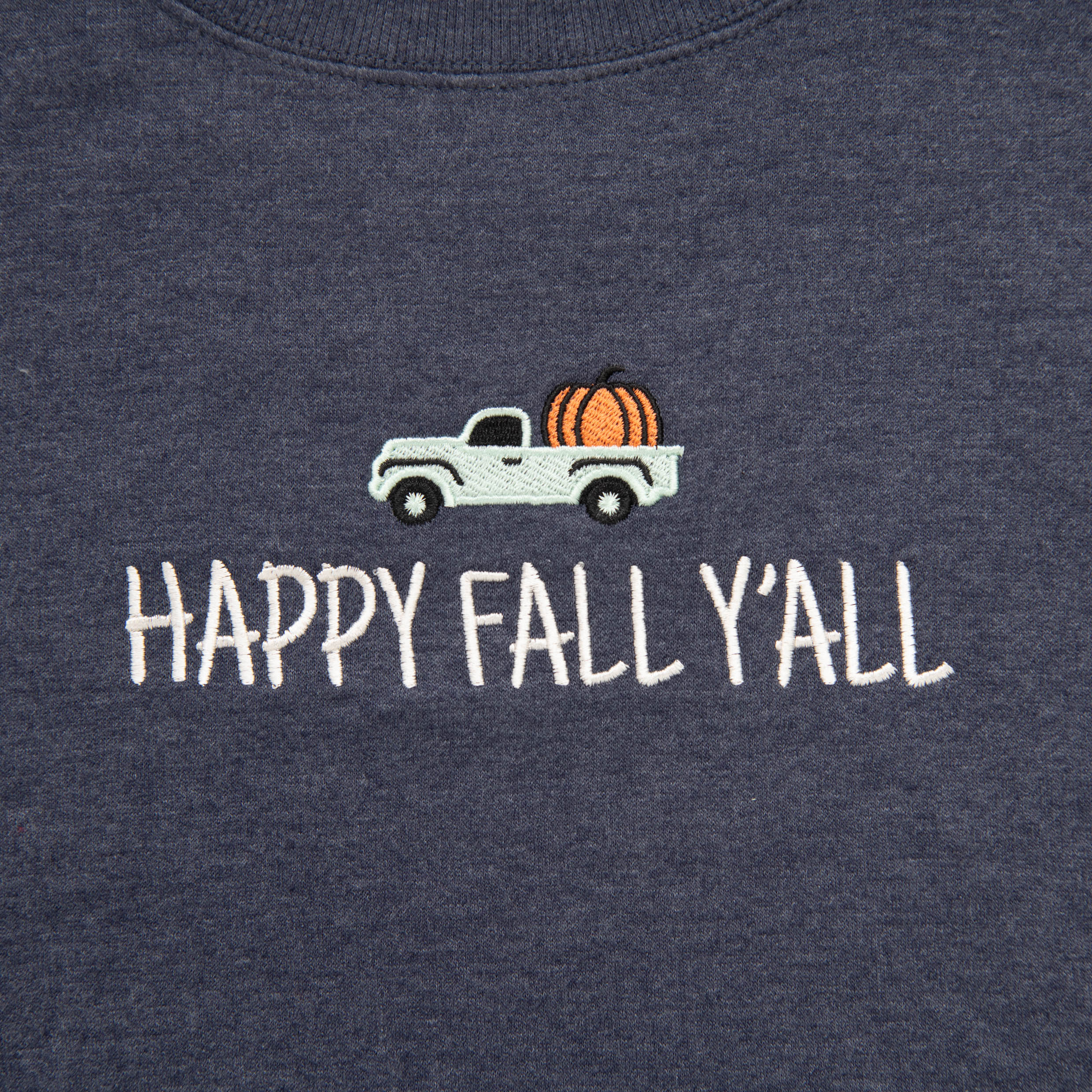 Embroidered Happy Fall Y'all Sweatshirt - Image 4