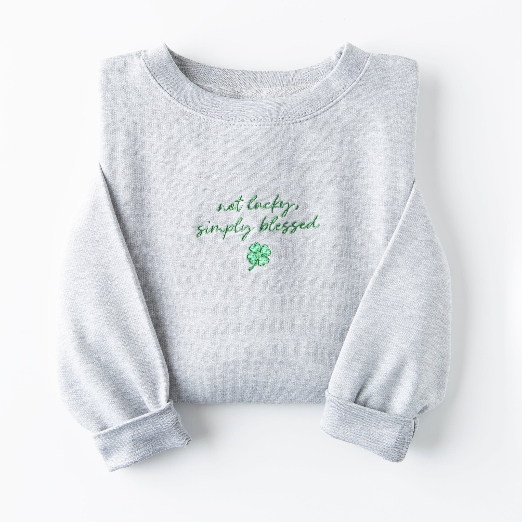 Embroidered Simply Blessed Sweatshirt - Image 2