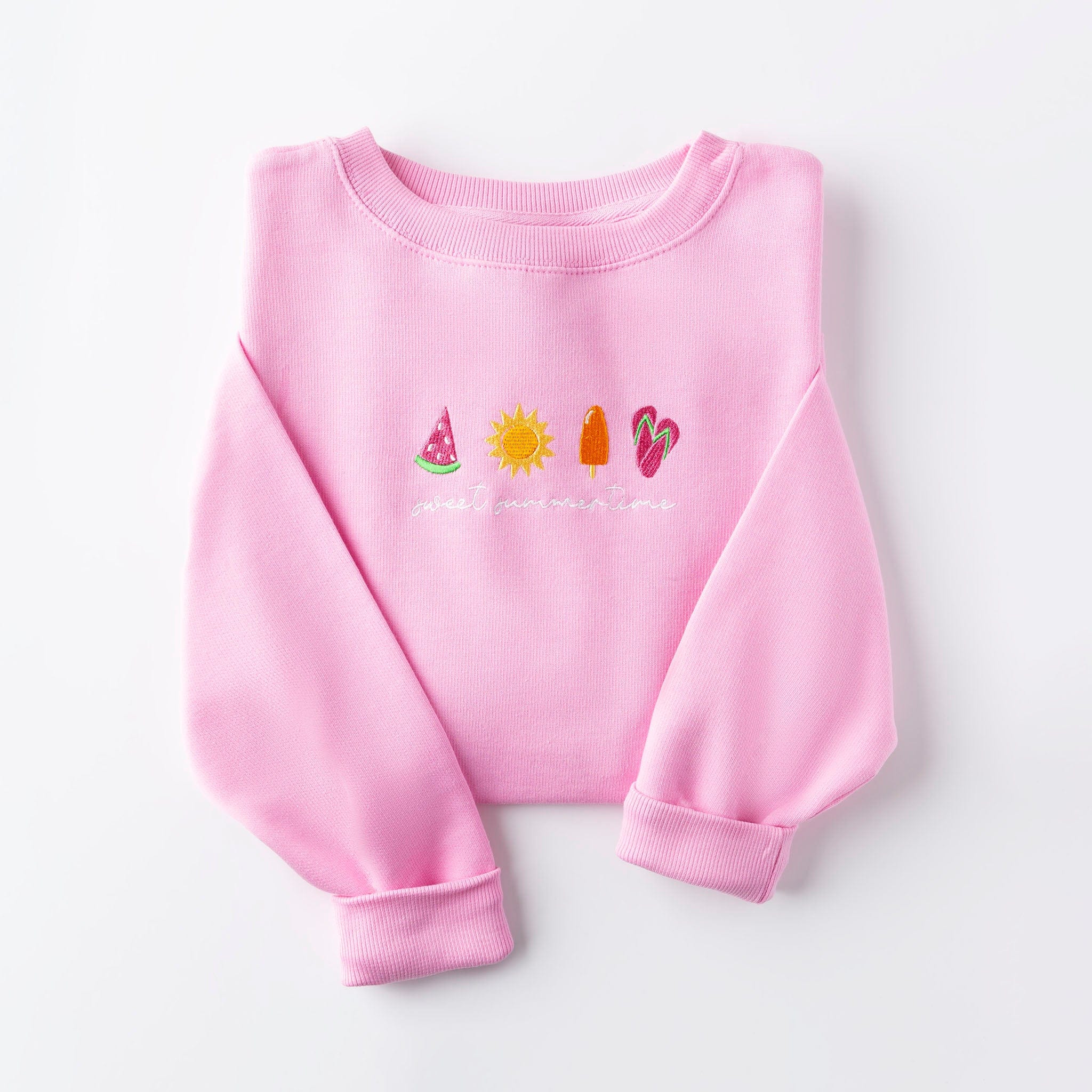 Embroidered Sweet Summertime Sweatshirt - Image 2