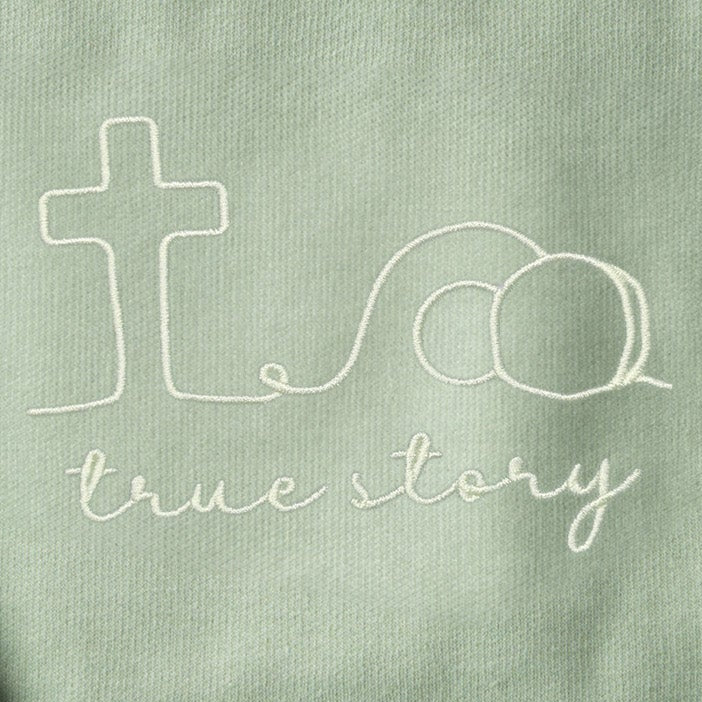 Embroidered True Story Sweatshirt - Image 3