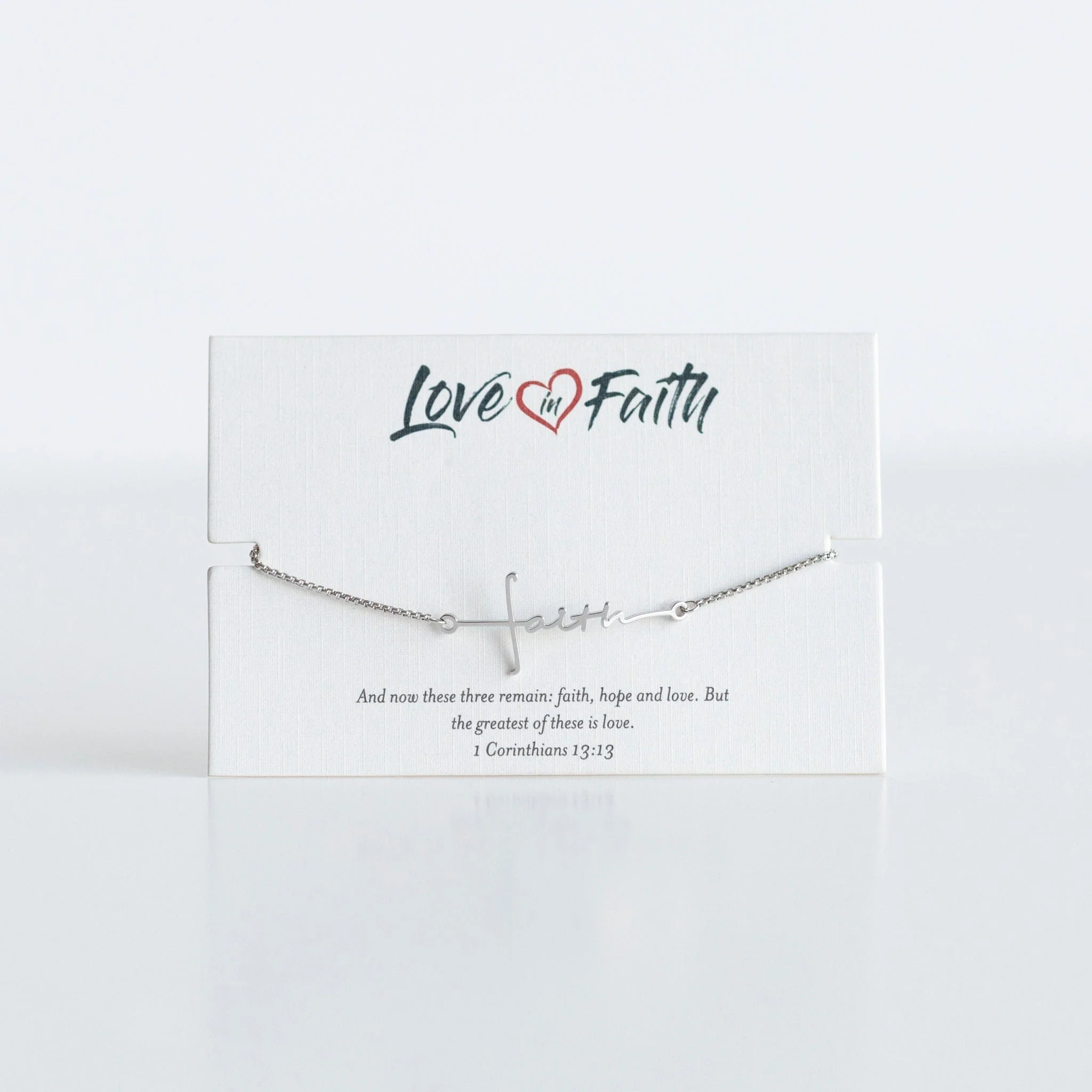 Faith Cross Slider Bracelet - Image 3
