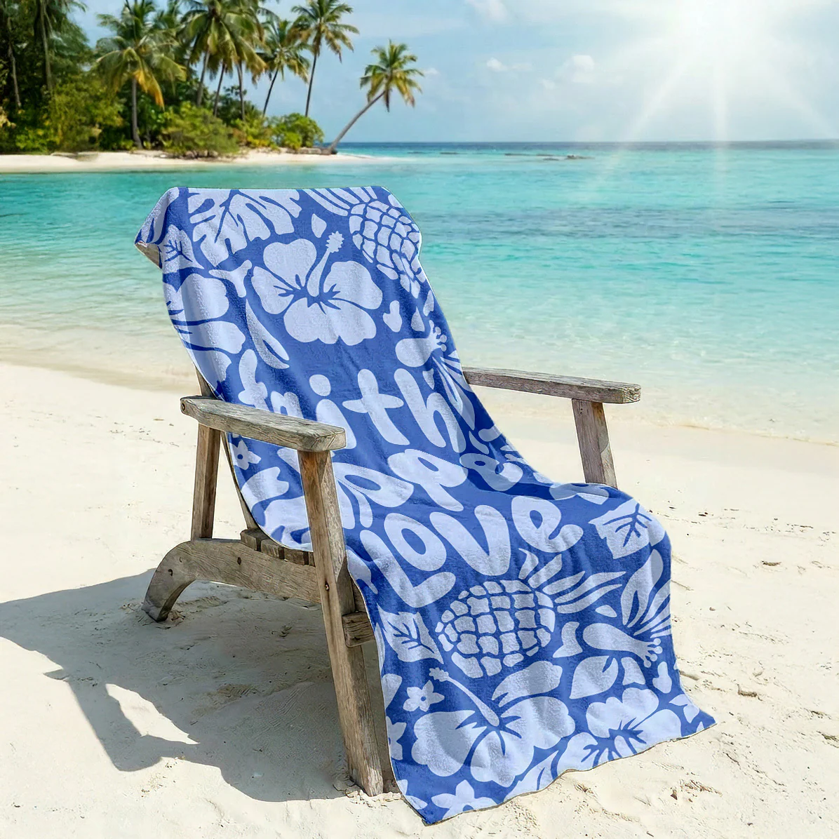 Faith Hope Love Stainless Steel 32 oz Bottle + Faith Hope Love Beach Towel - Image 4
