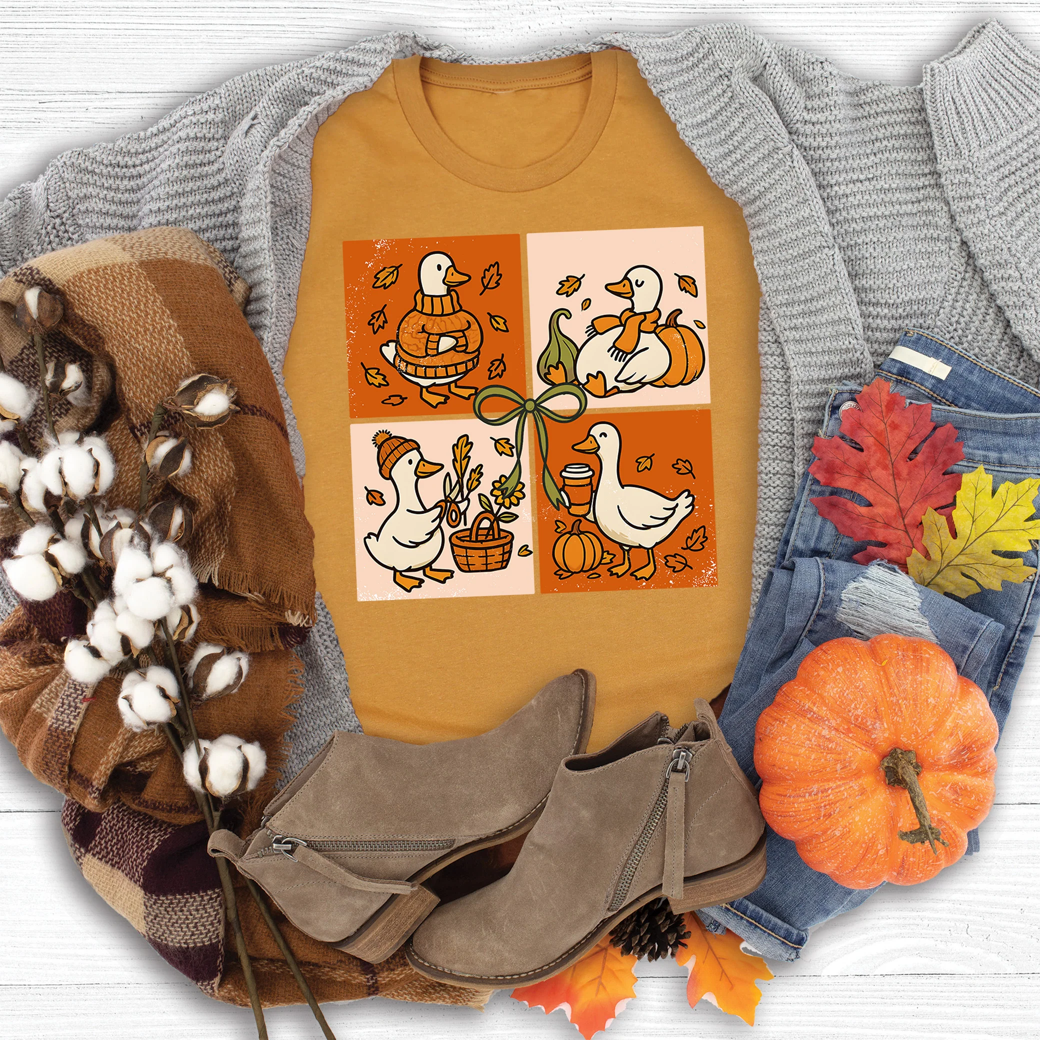 Fall Geese Tee - Image 2