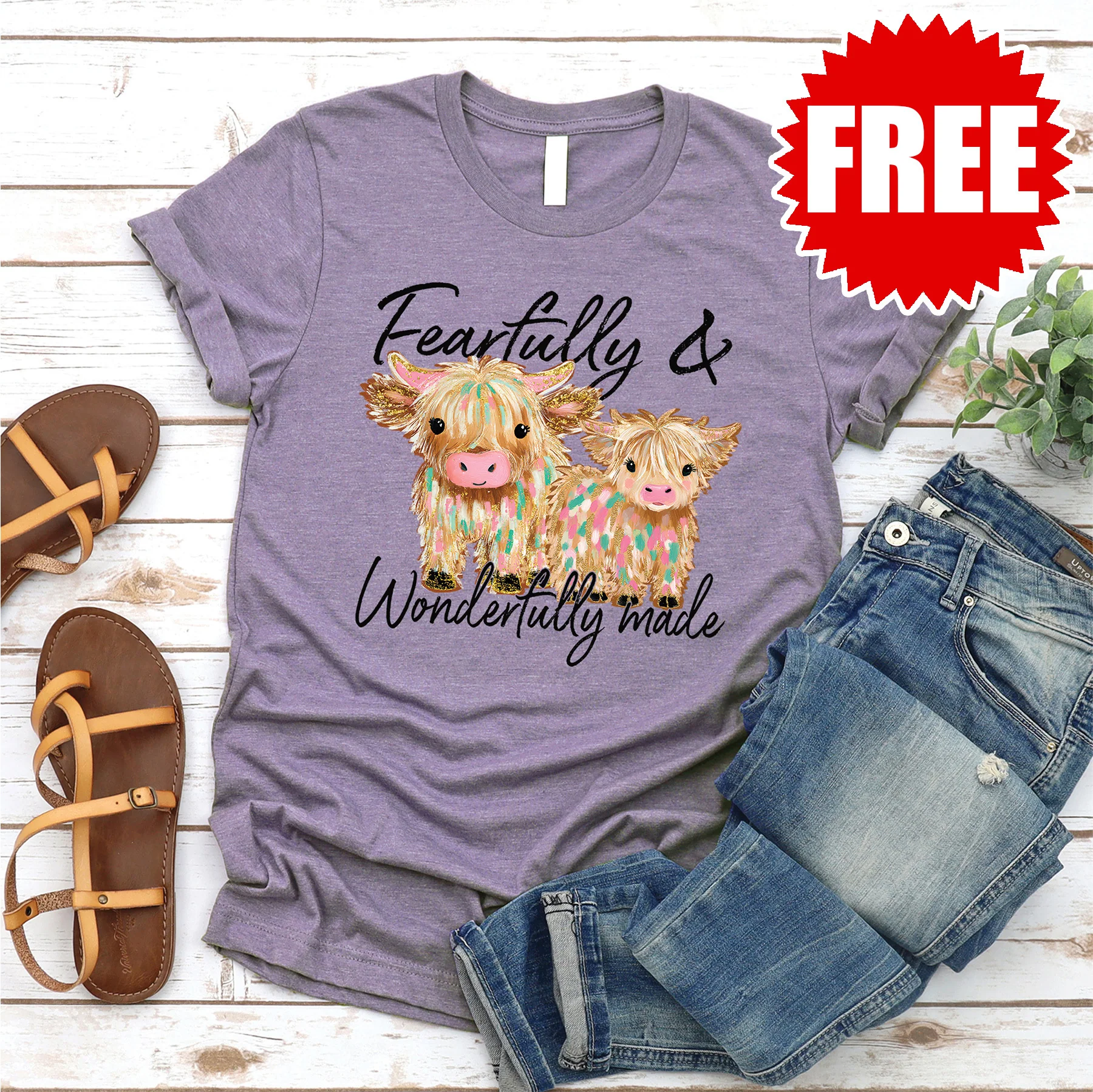 Fearfully Wonderfully Made Cattle Tee - 0