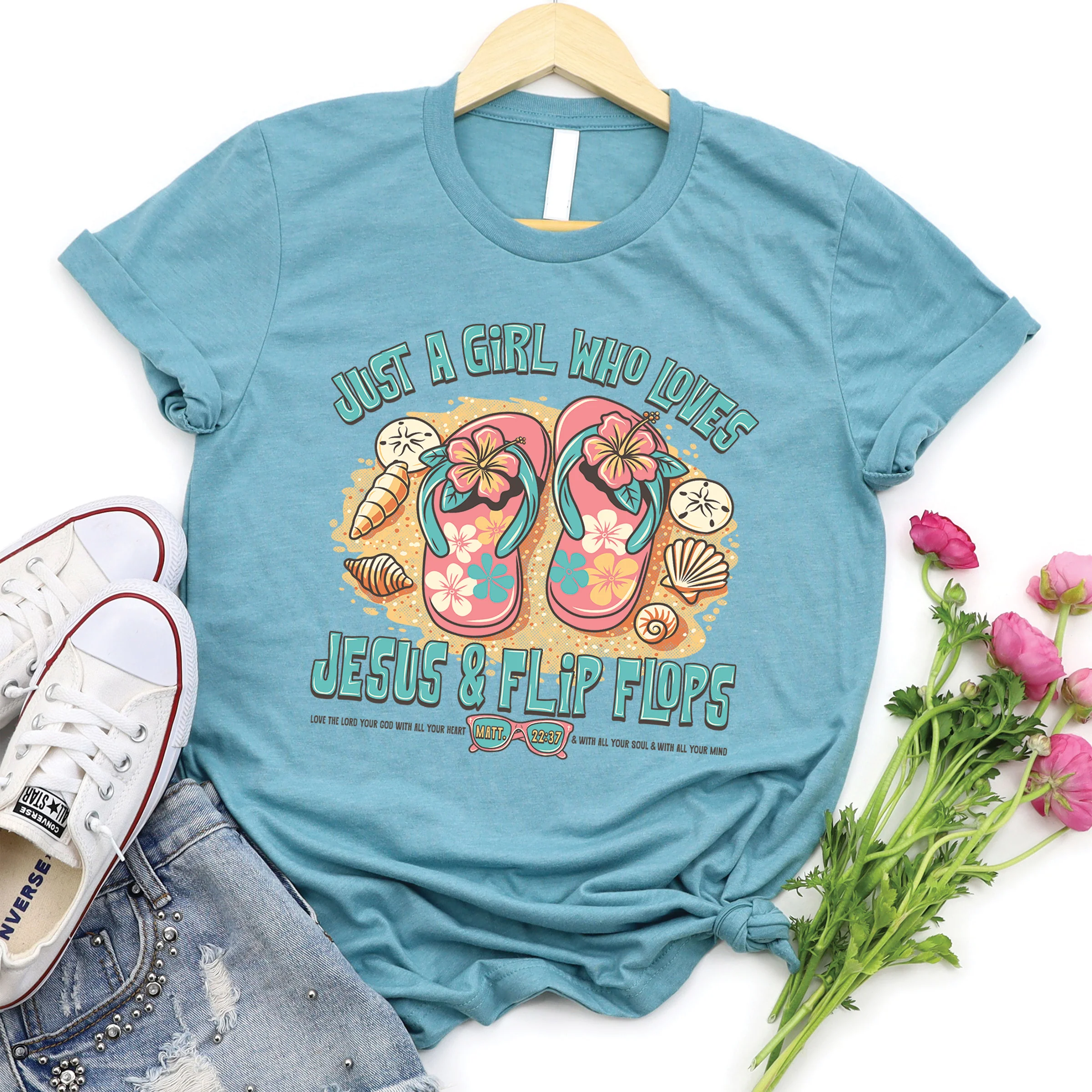 Flip Flop Girl Tee - Image 2