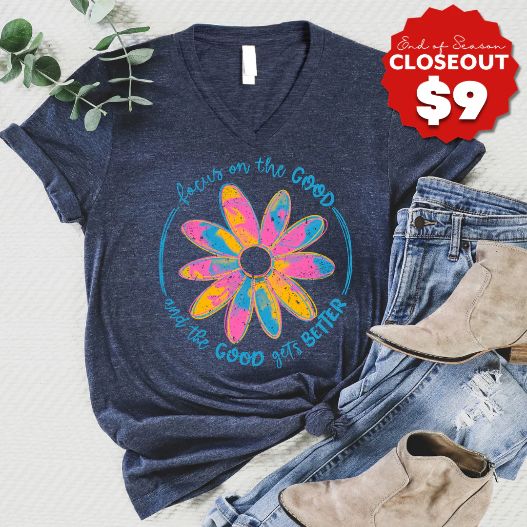 Focus On The Good V-Neck