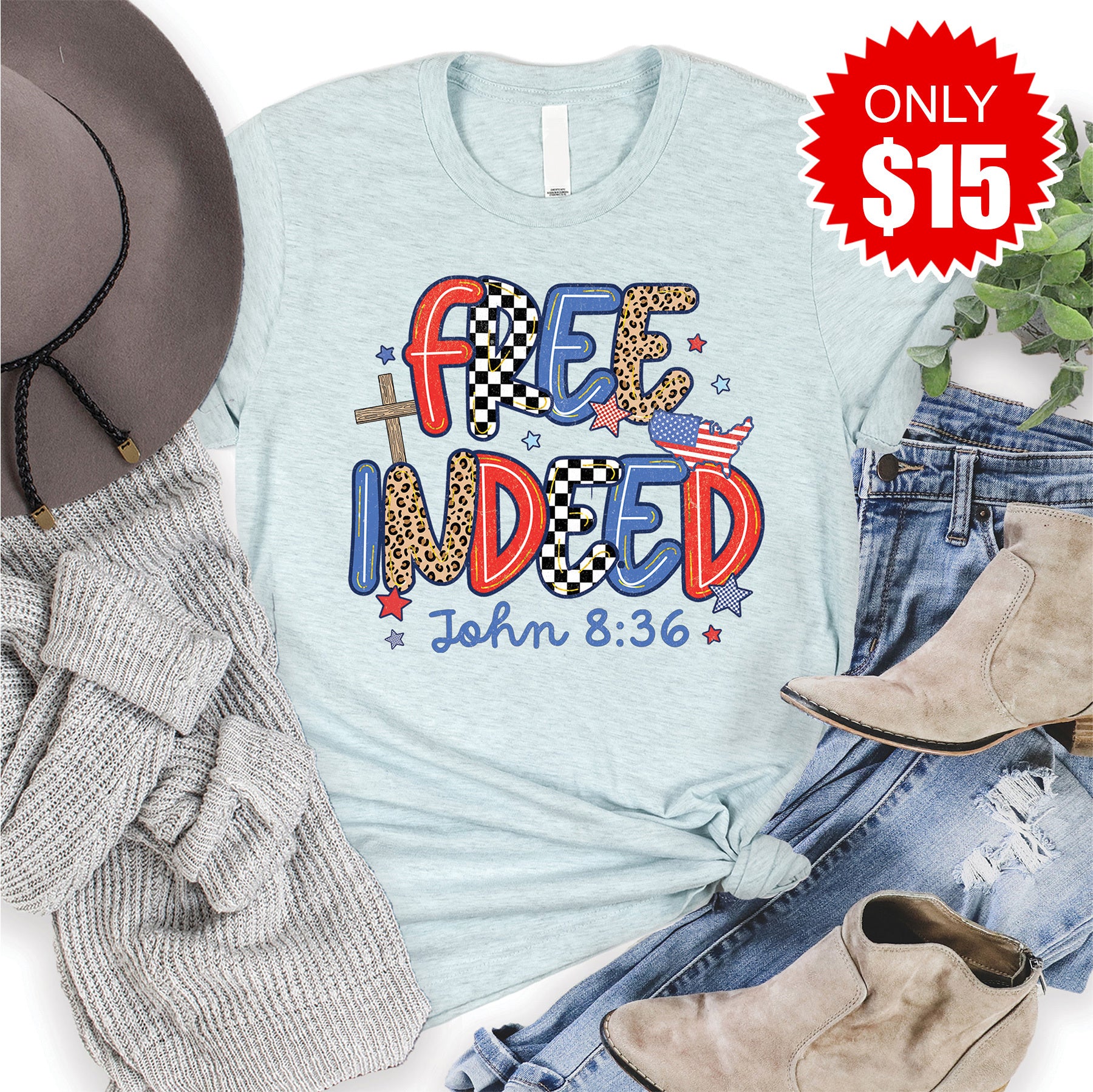 Free Indeed Tee - 15