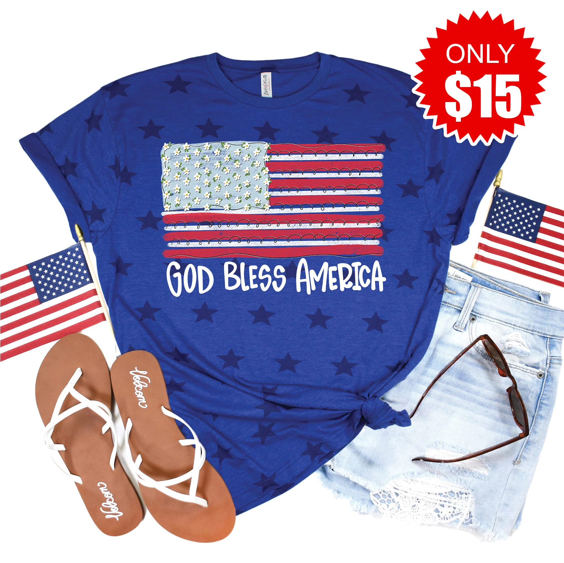 God Bless America Tee - 15