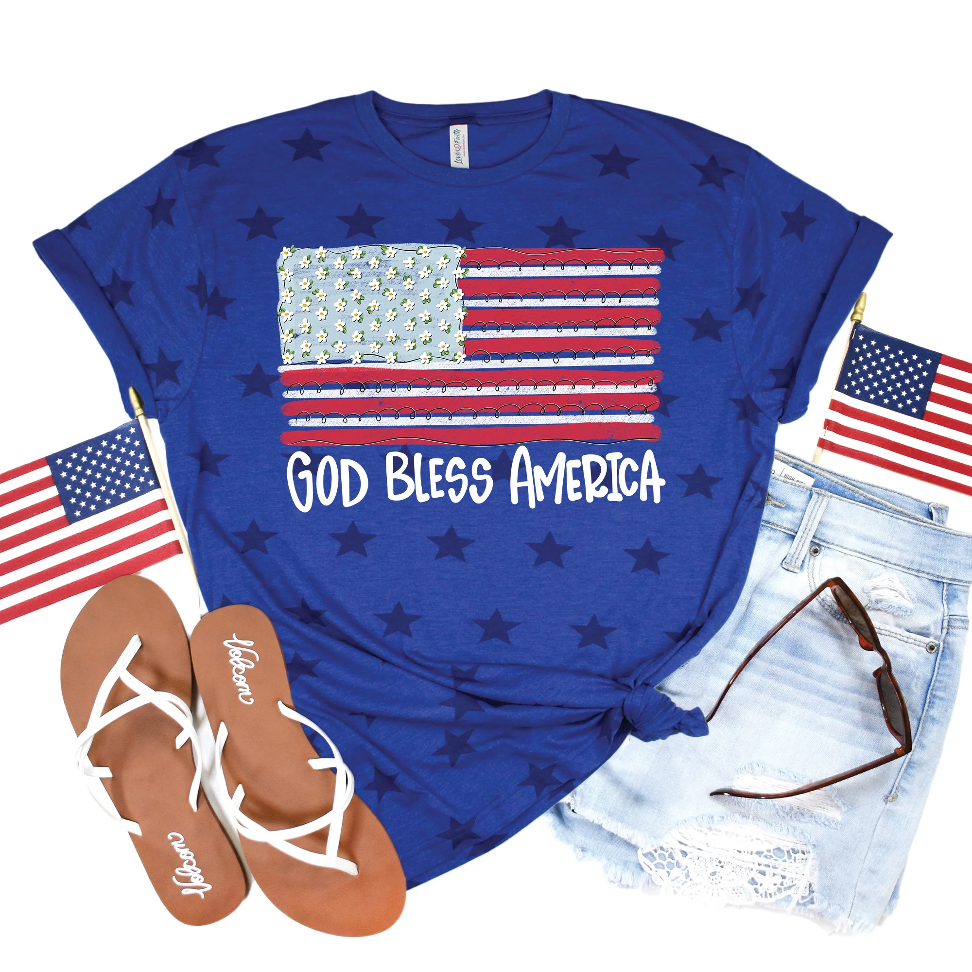 God Bless America Tee