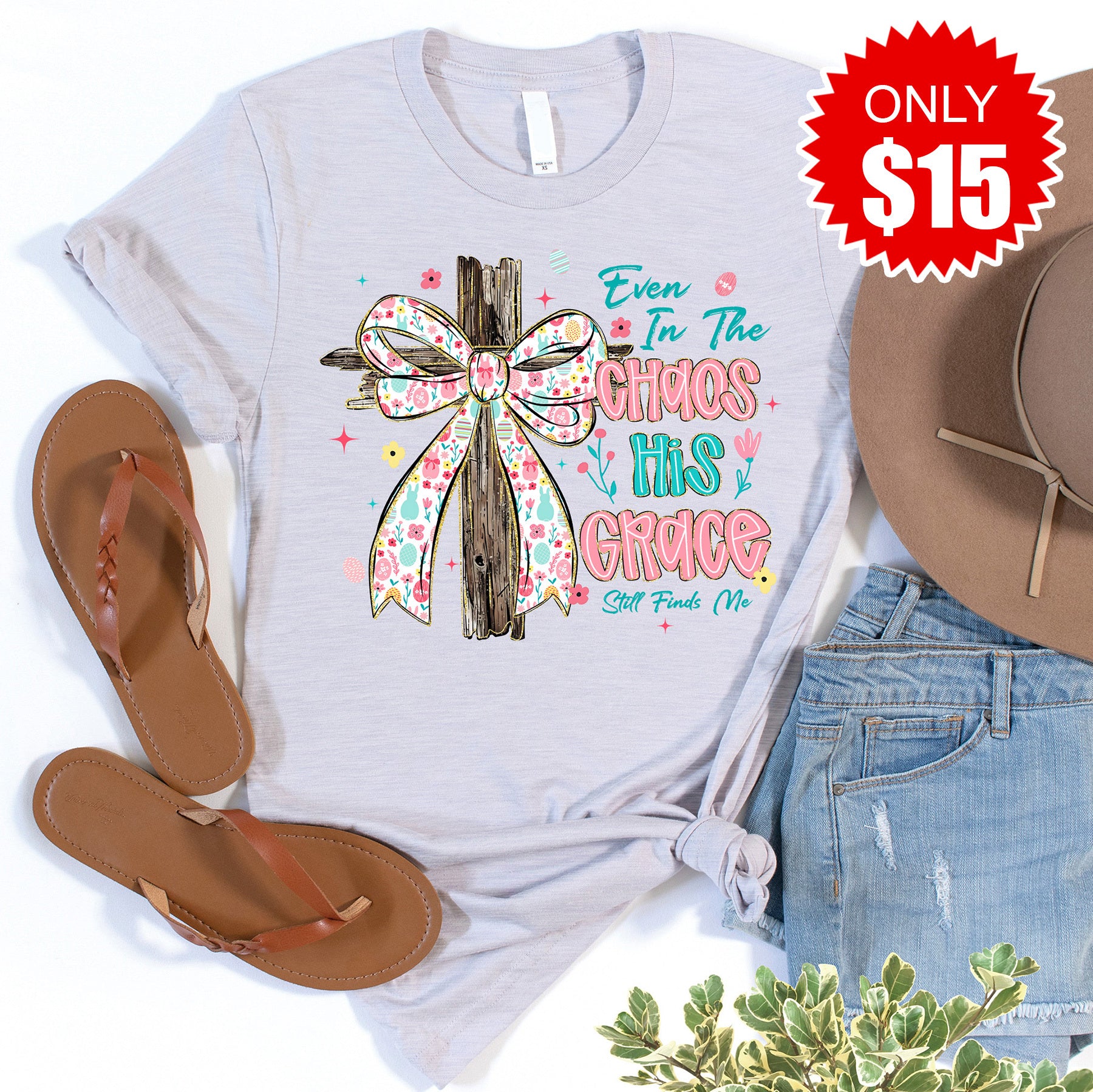 His Grace Still Finds Me Tee - 15