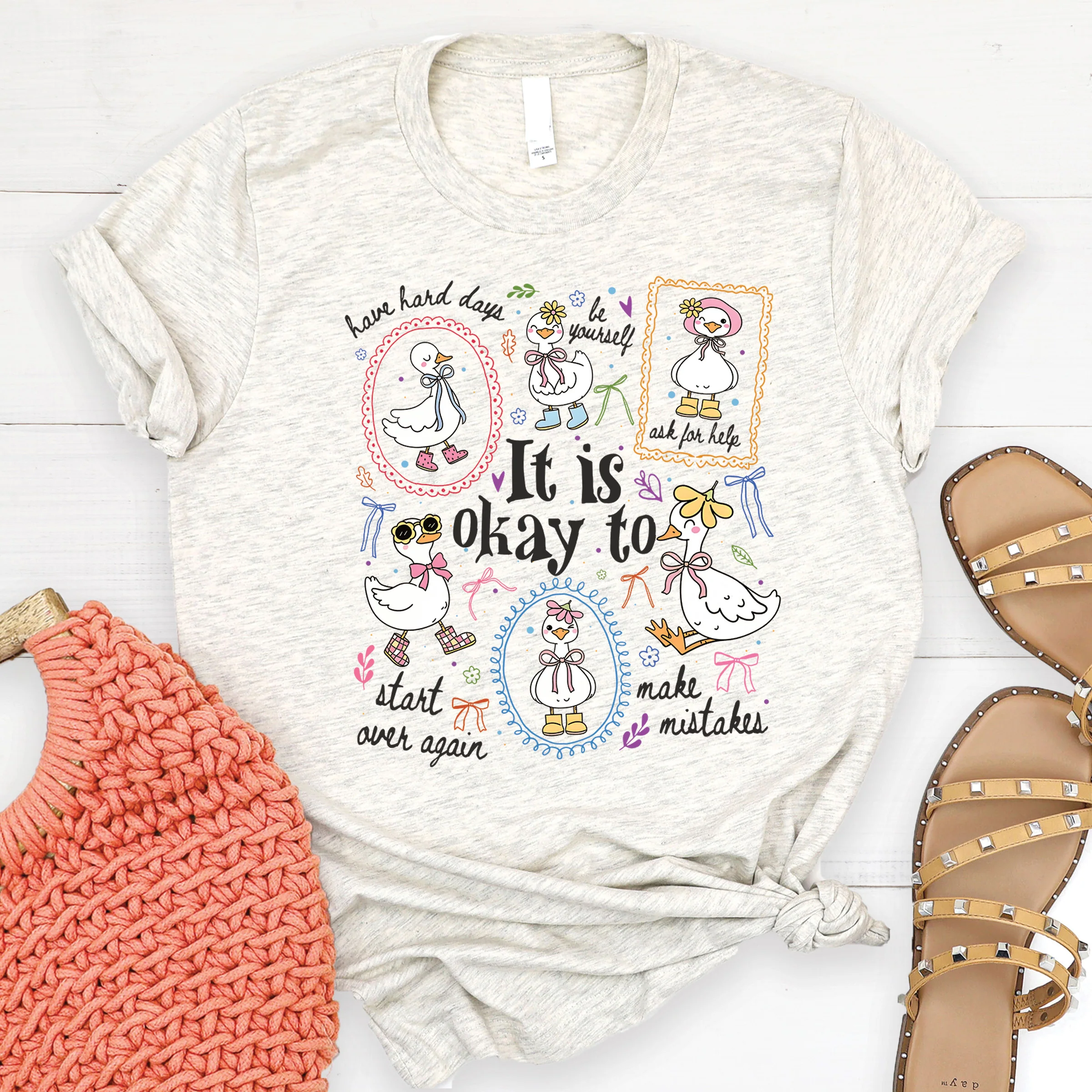 It is Okay Goose Tee