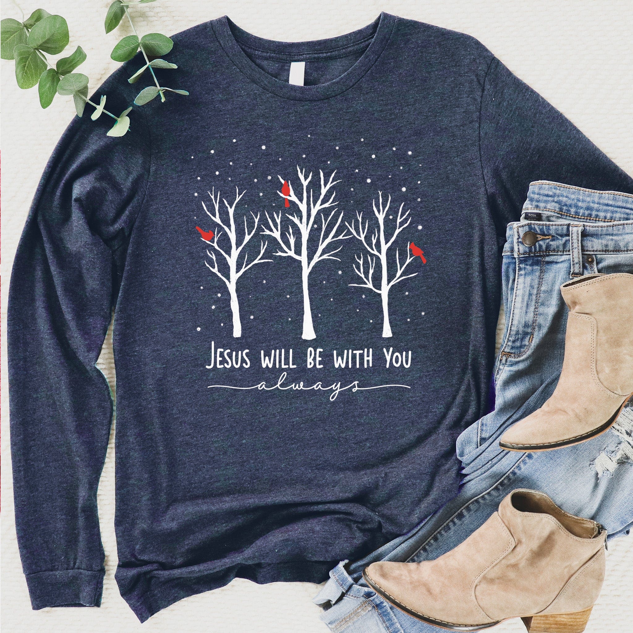 Jesus Will Be With You Long Sleeve - Image 2