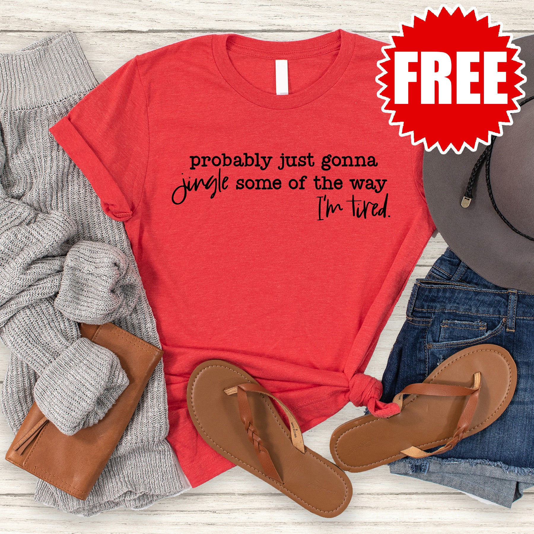 Jingle Some of the Way Tee - 0