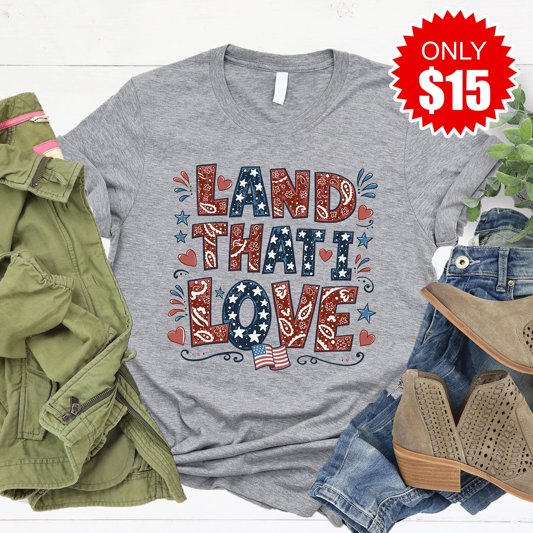 Land that I Love Tee - 15