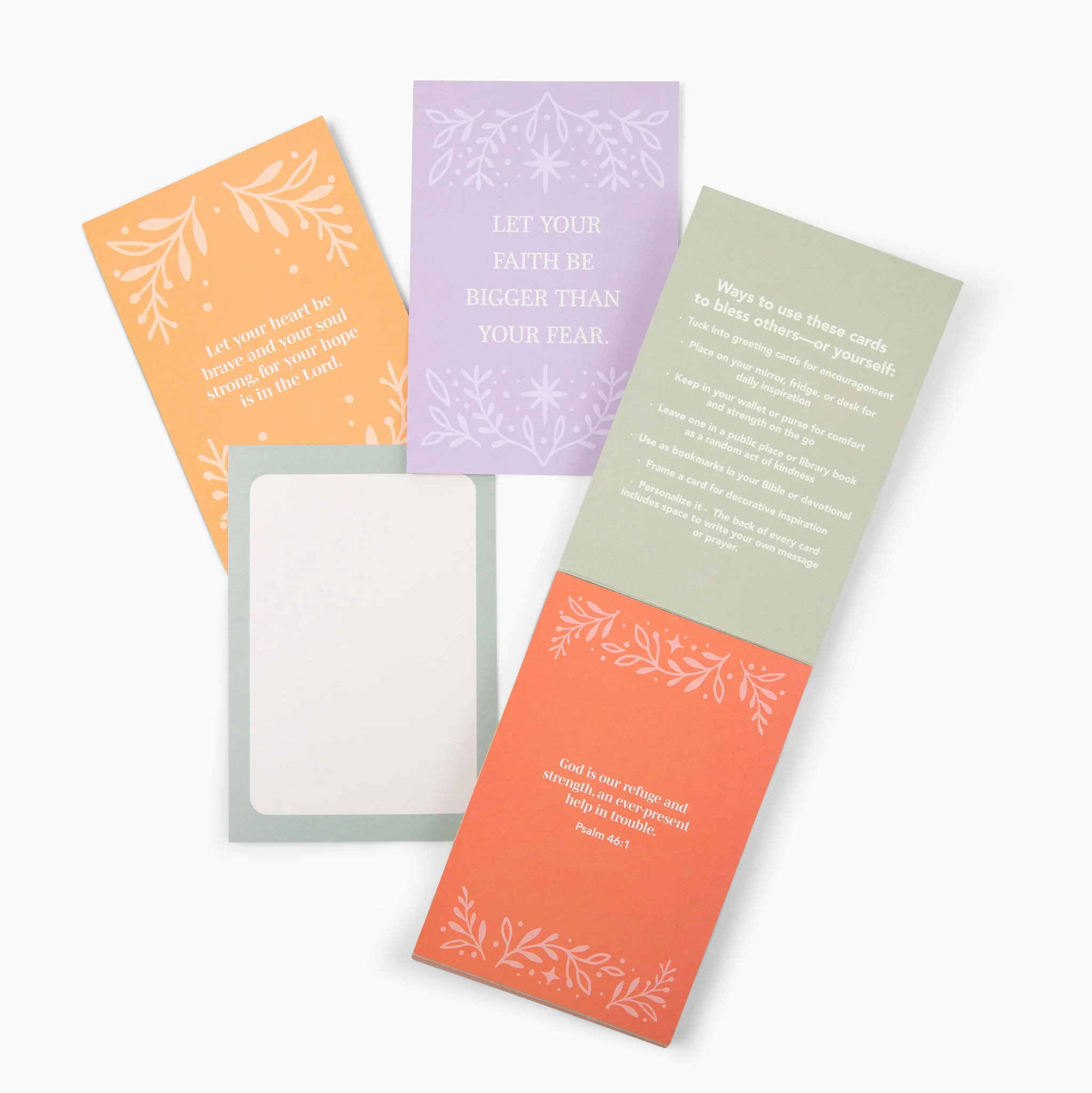 Love in Faith | Daily Faith Cards - Pocket-Sized Scripture & Encouragement Cards for Daily Devotional Use - Image 3