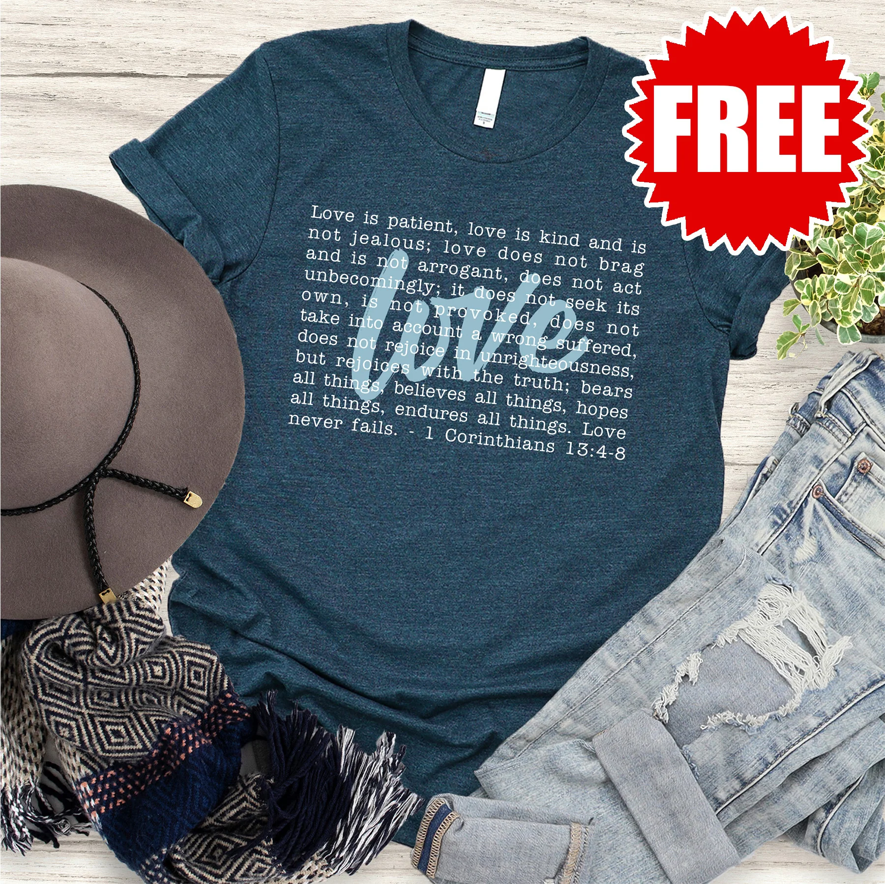 Love is Patient Tee - 0