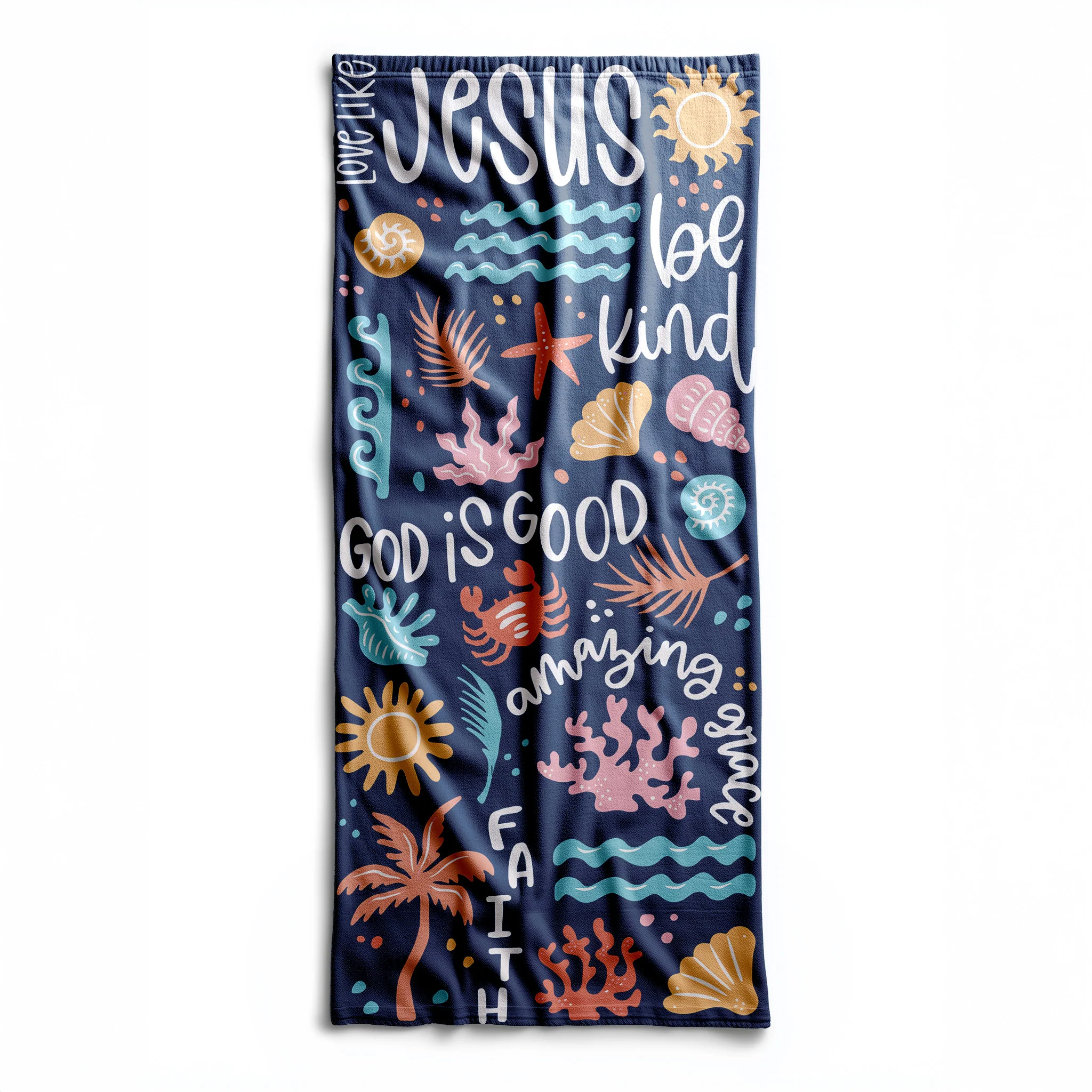 Love Like Jesus Beach Towel - Image 2