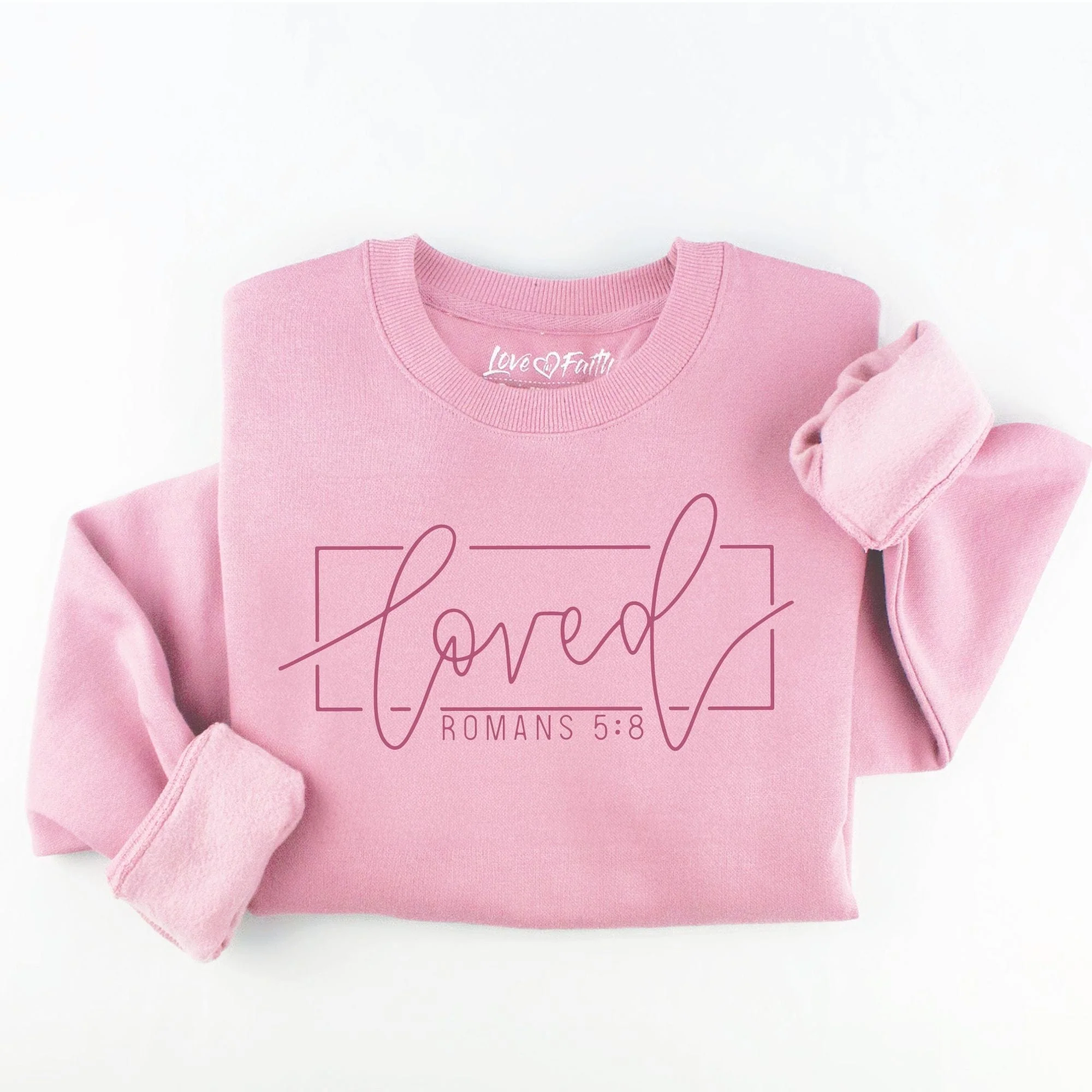 Embroidered Loved Sweatshirt - 20