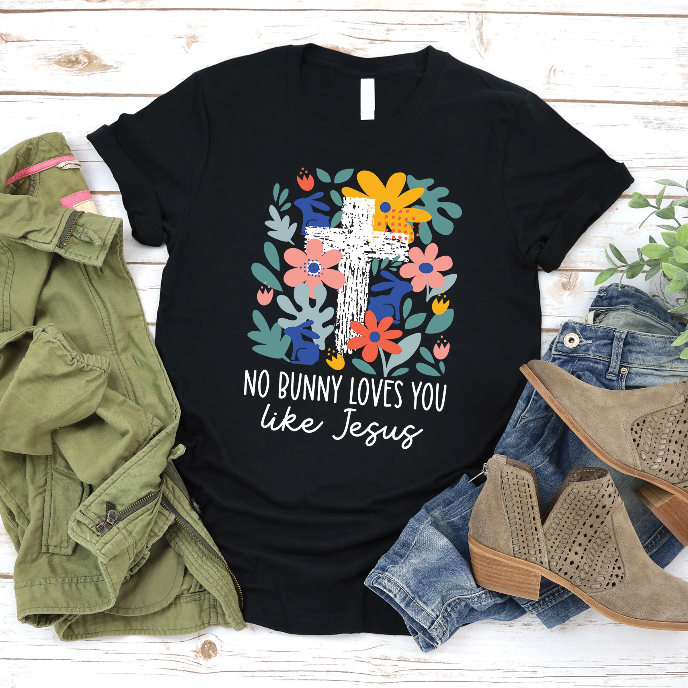 No Bunny Loves You Like Jesus Tee