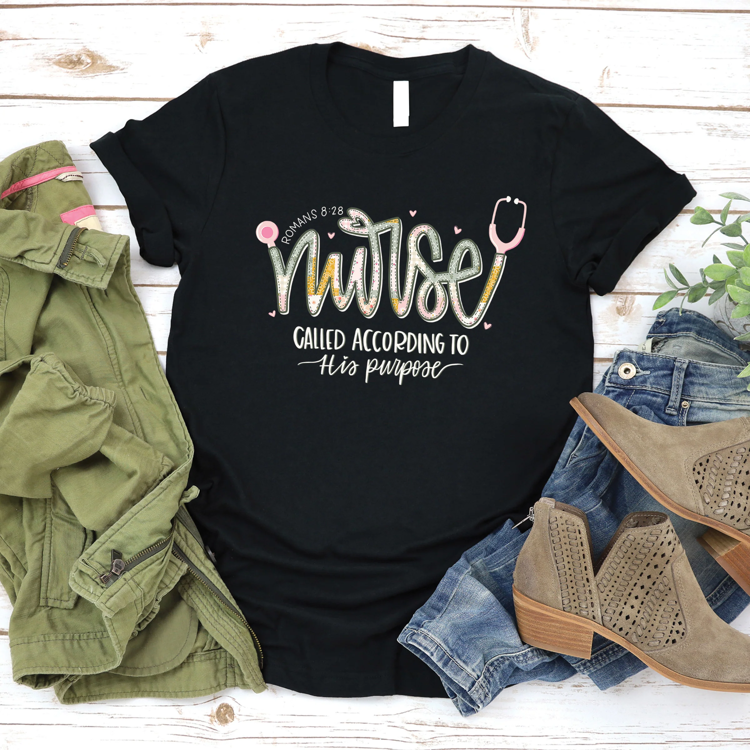 Nurse Patchwork Tee