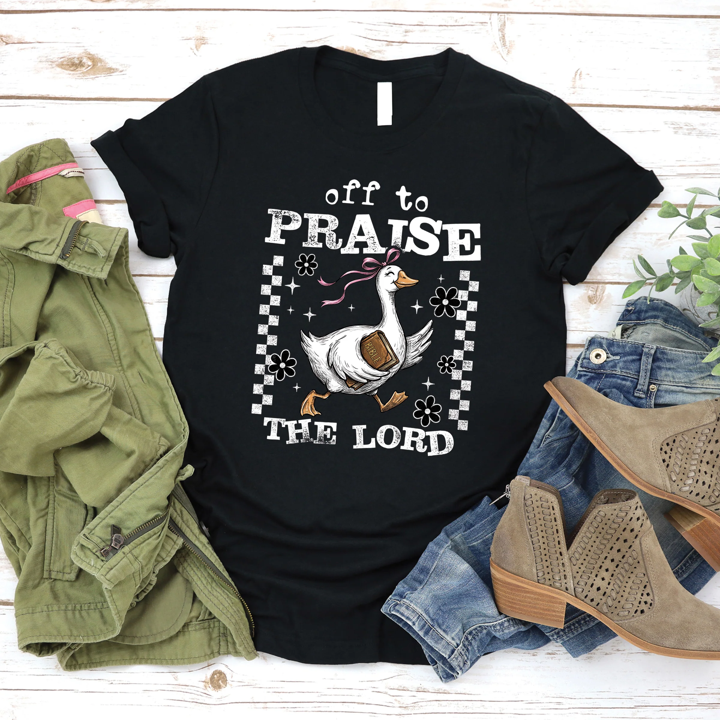 Off To Praise The Lord Tee
