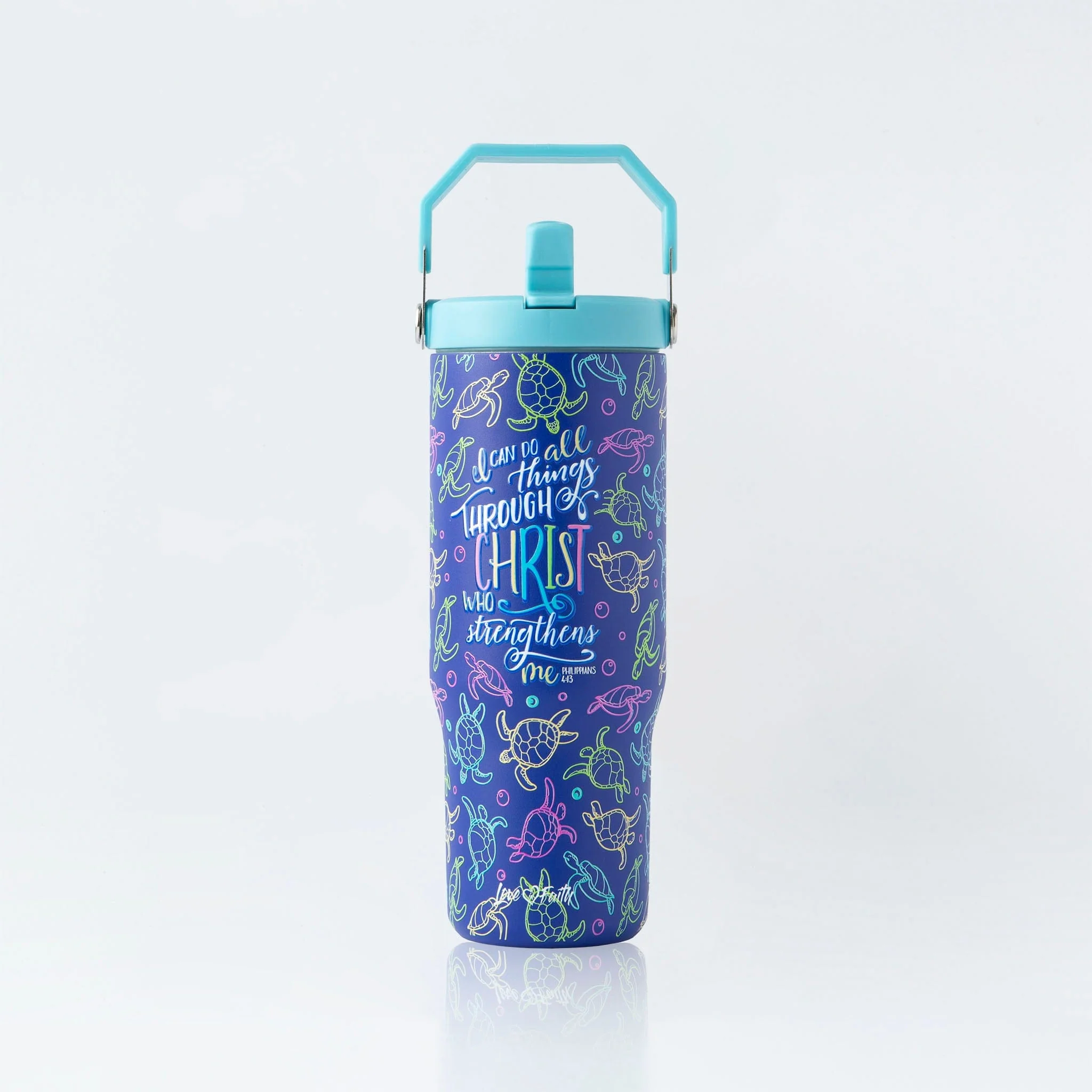 Phil 4:13 Stainless Steel 30oz Flip Top Tumbler