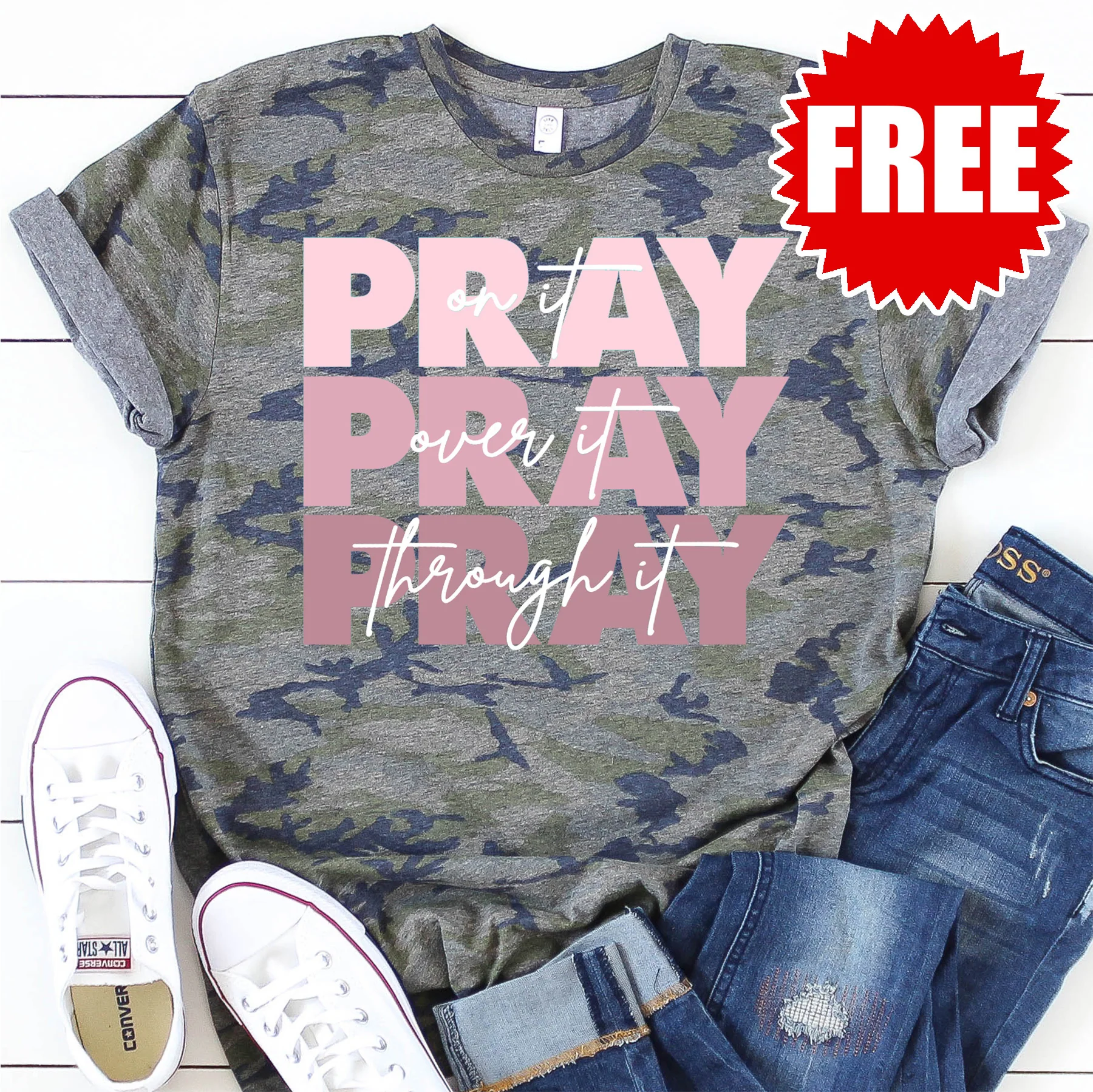 Pray On It Tee - 0