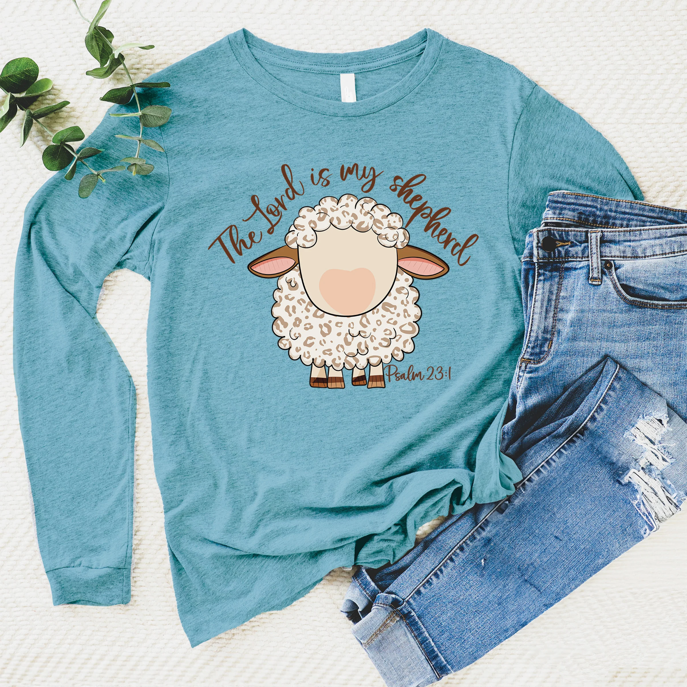 Psalm 23:1 Sheep Long Sleeve