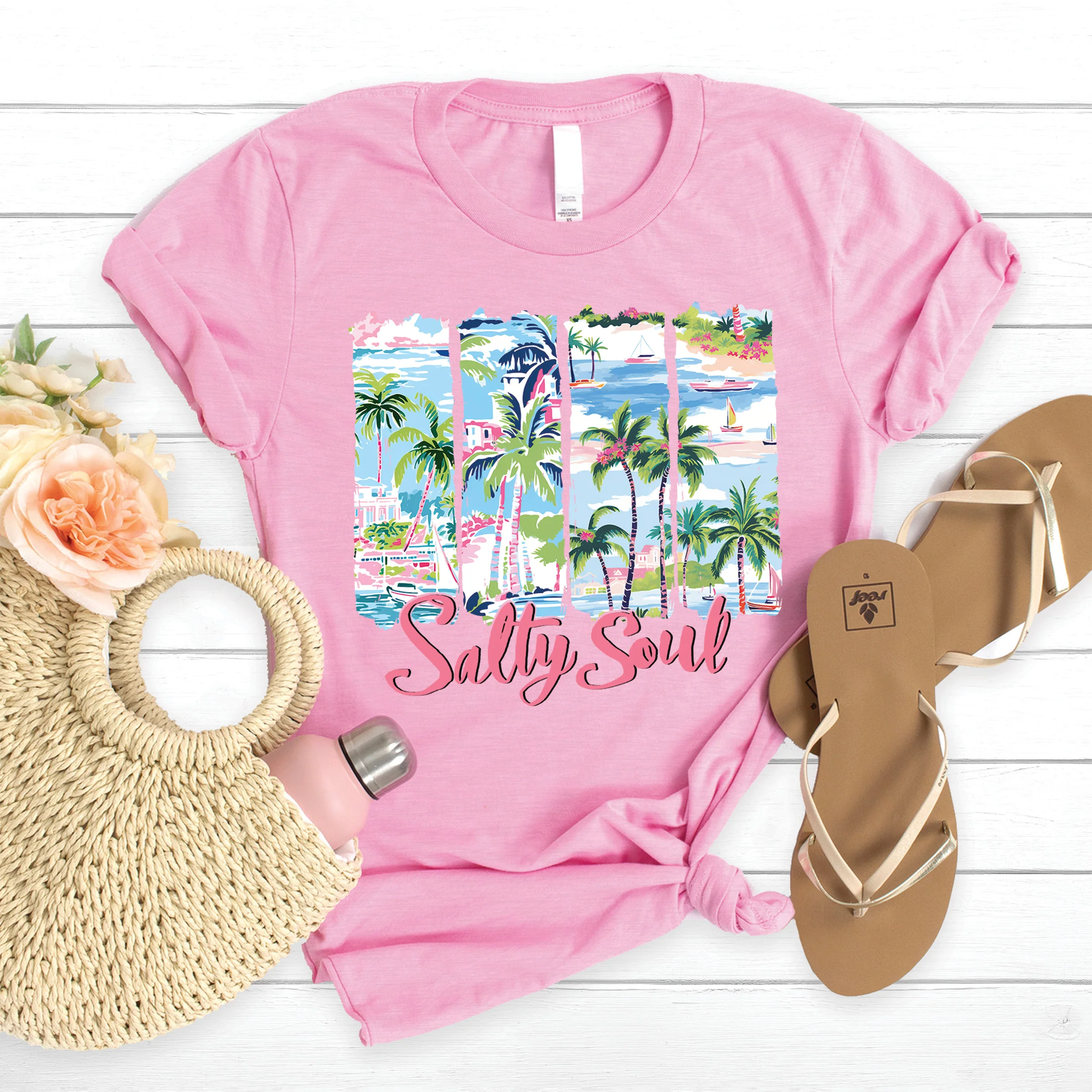 Salty Soul Beach Tee - Image 2