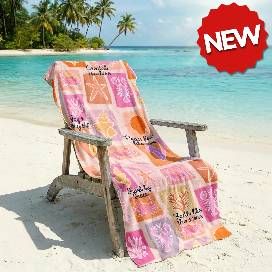 Sea Shells Beach Towel