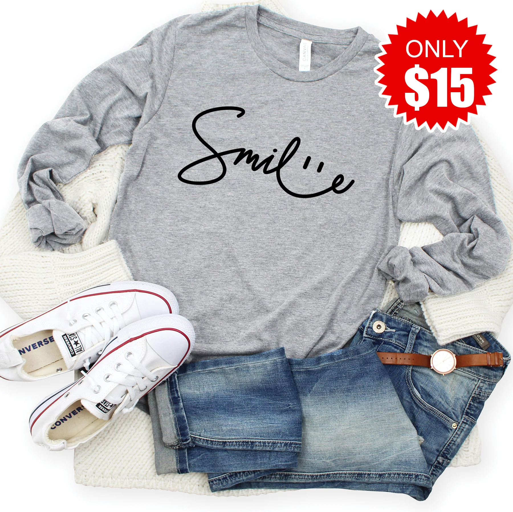 Smile Sign Long Sleeve - 15