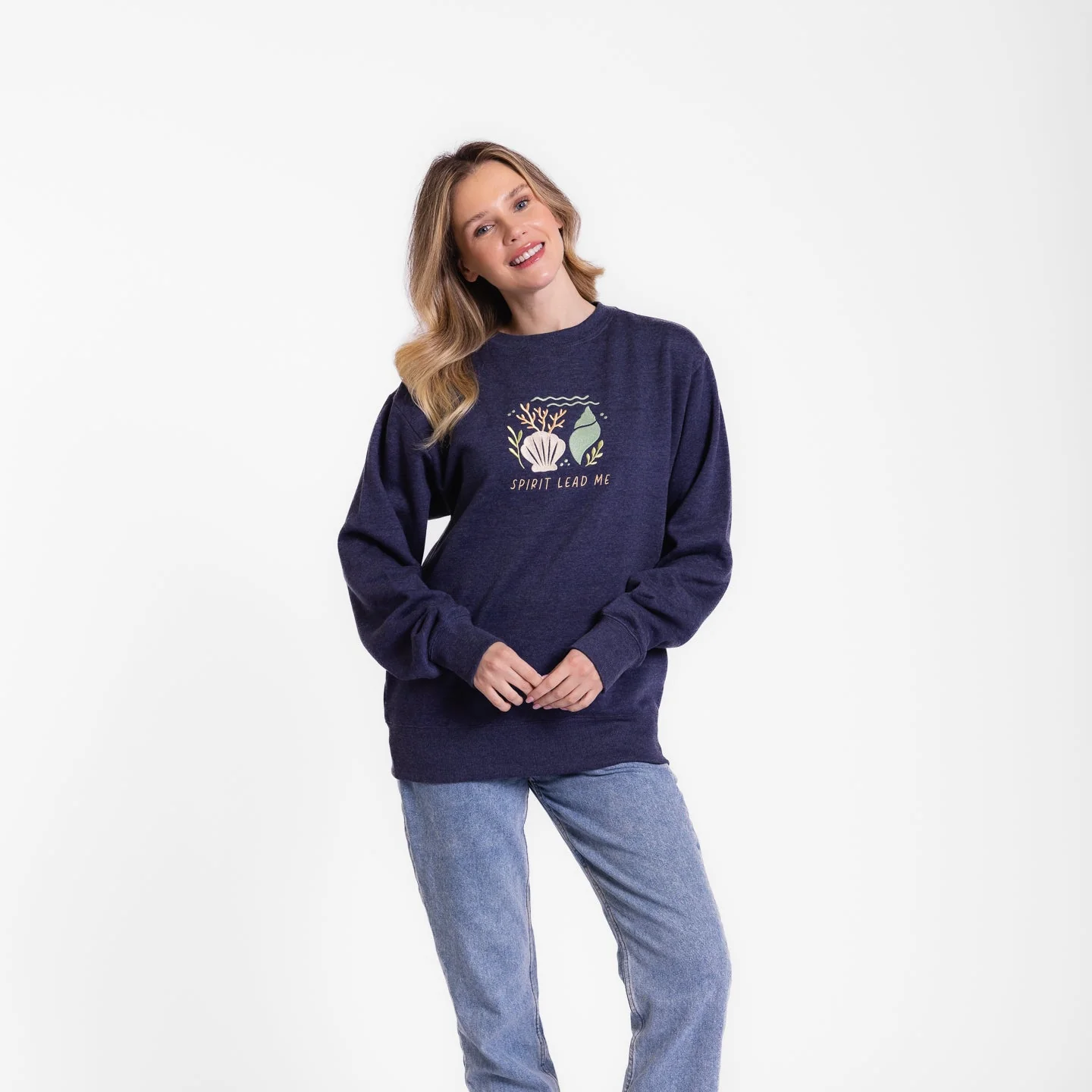 Spirit Lead Me Embroidered Crewneck Sweatshirt - Image 5