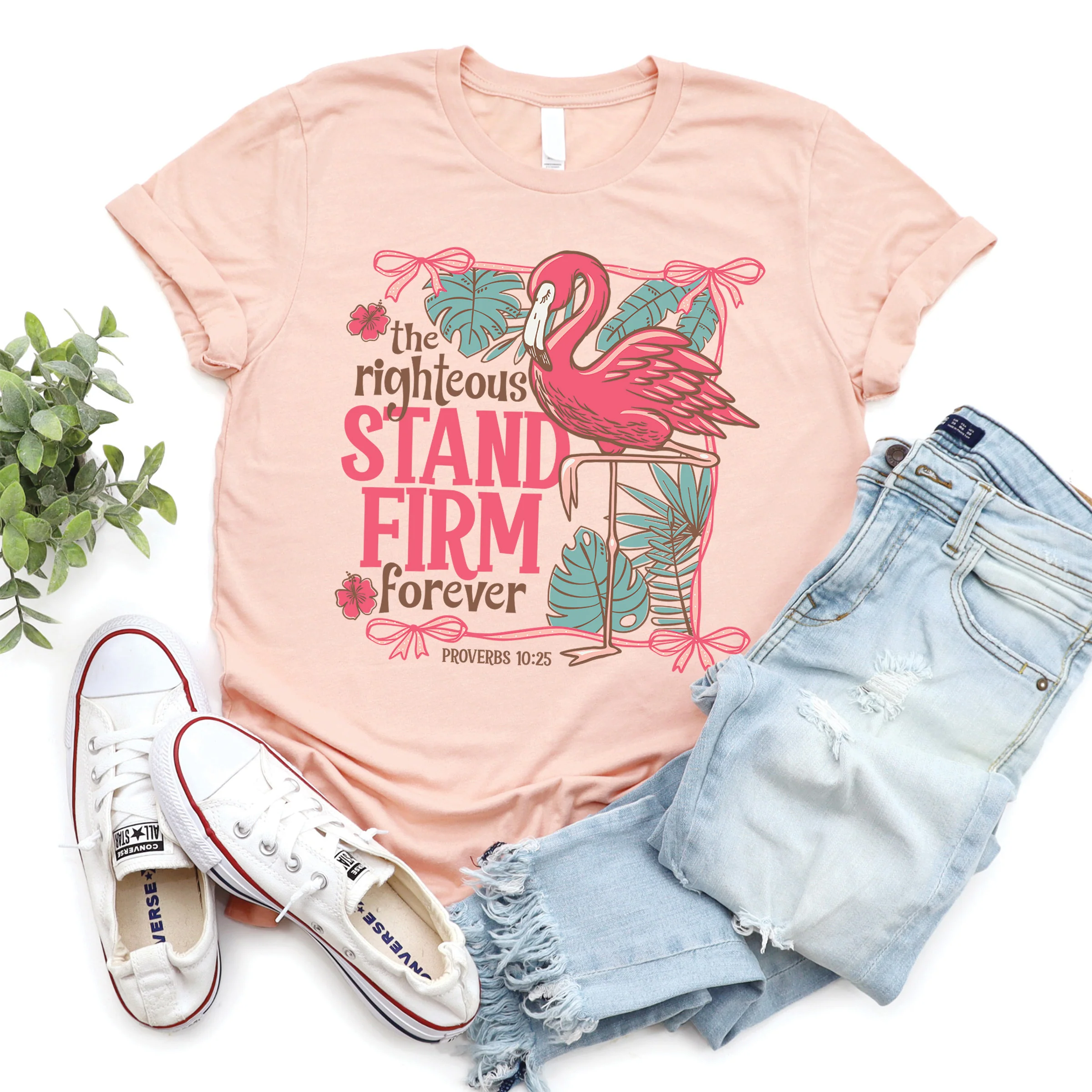Stand Firm Flamingo Tee - Image 2