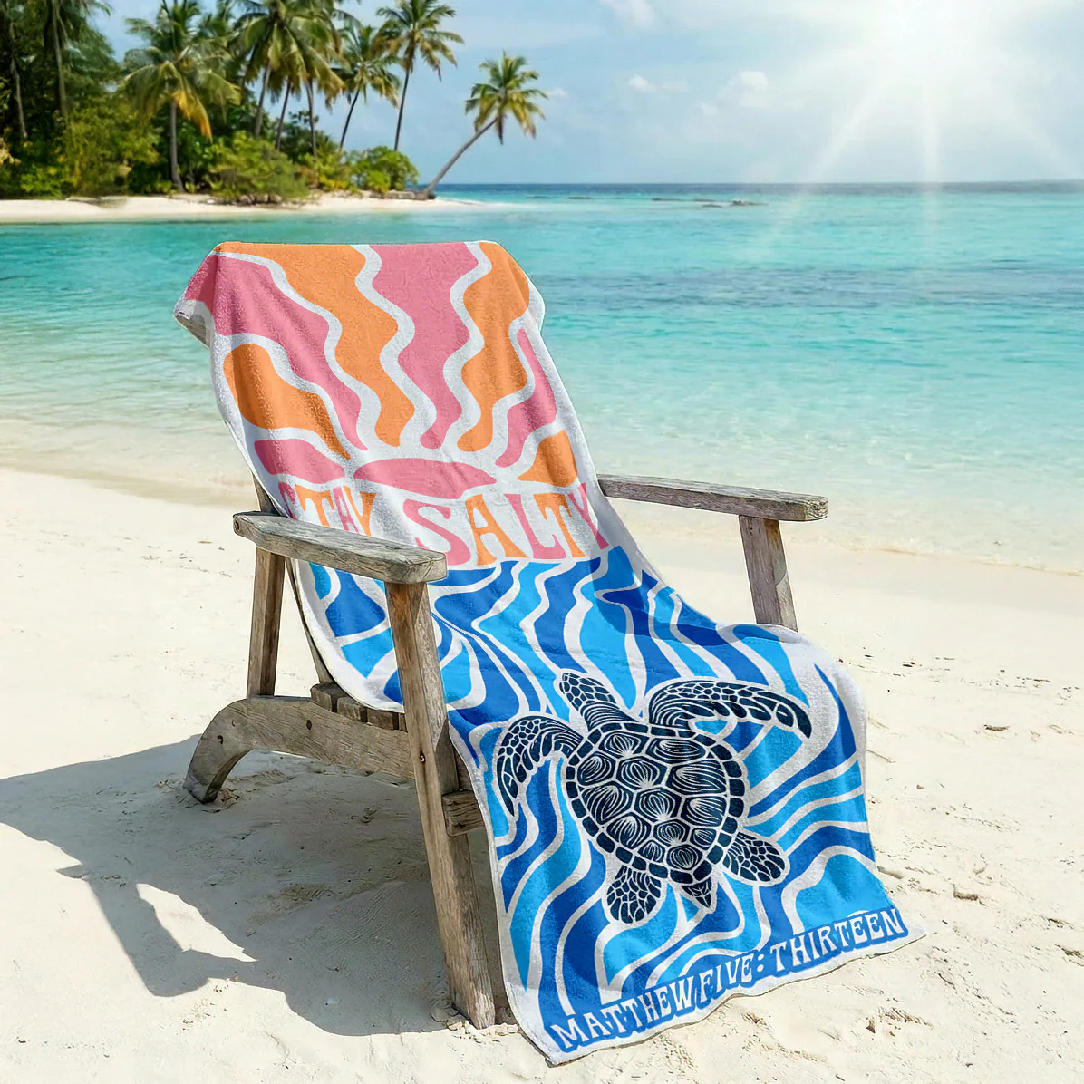 Stay Salty Beach Towel - Image 2