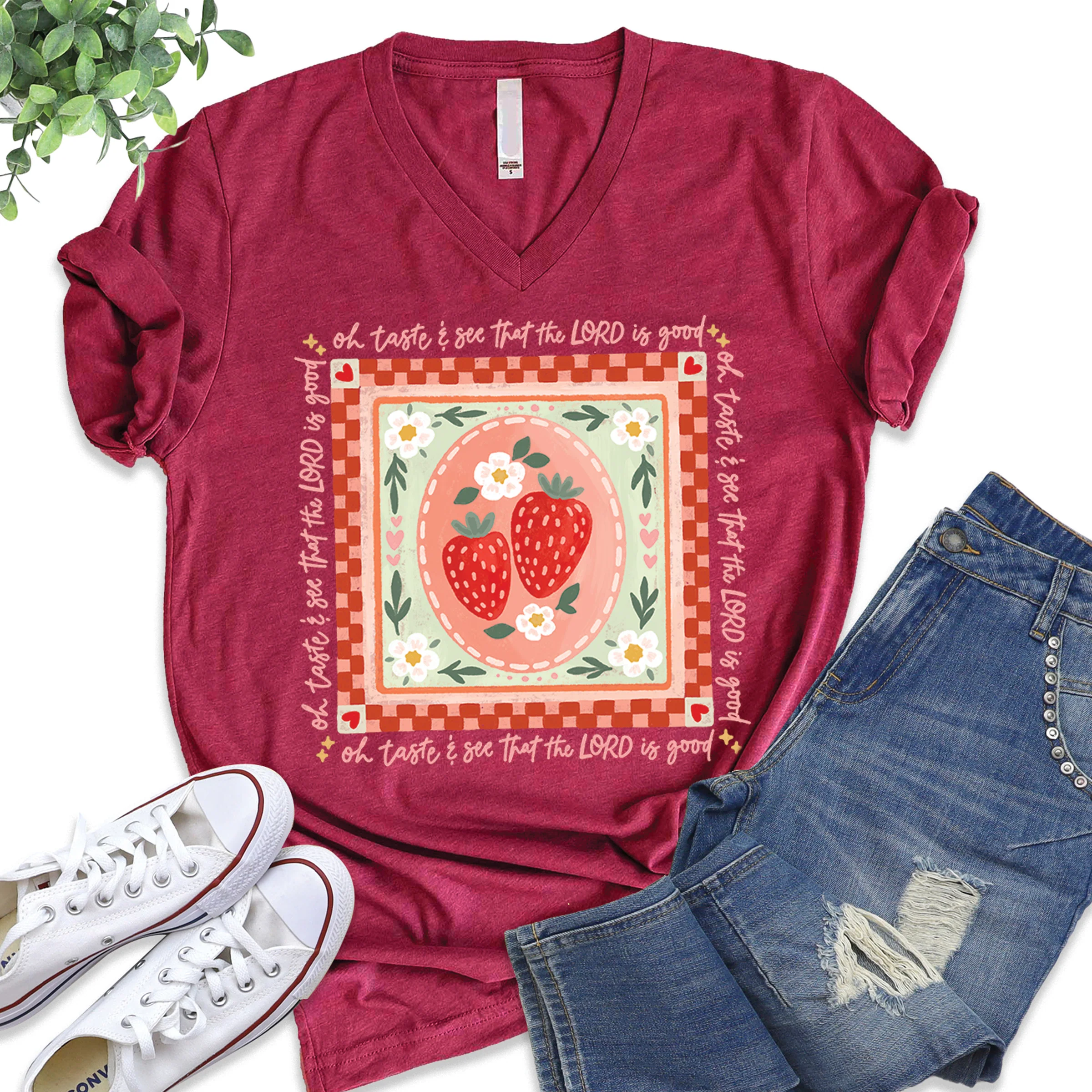 Taste and See V-Neck