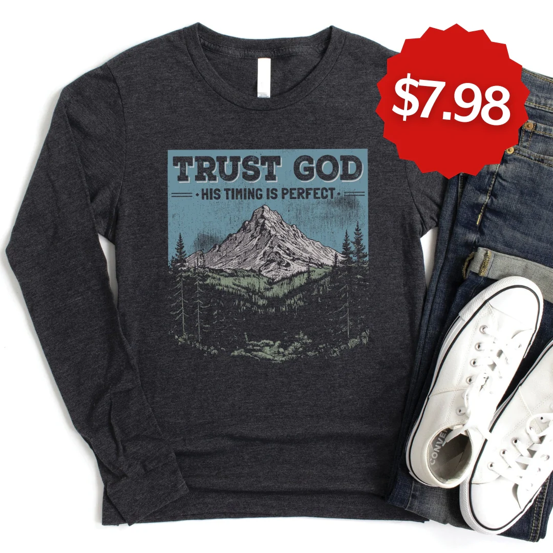 Trust God Men's Long Sleeve