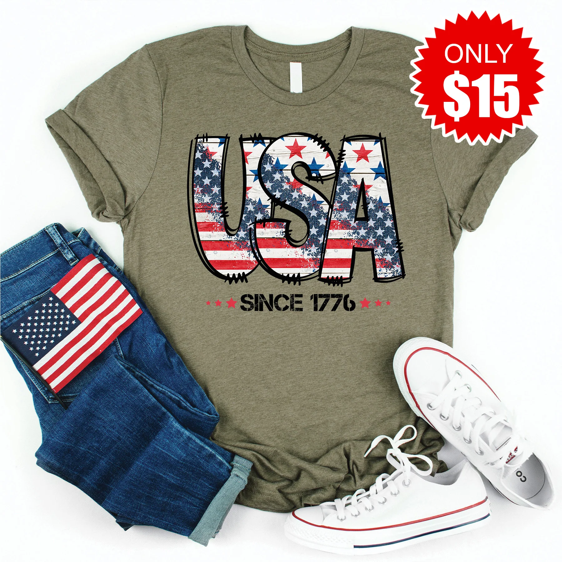 USA 1776 Tee - 15