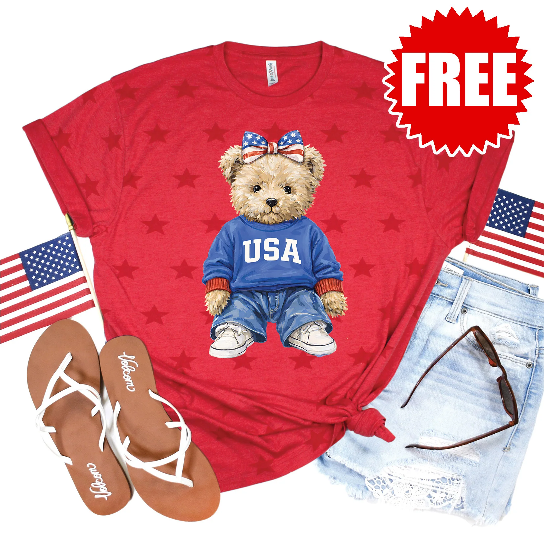 USA Teddy Tee - 0