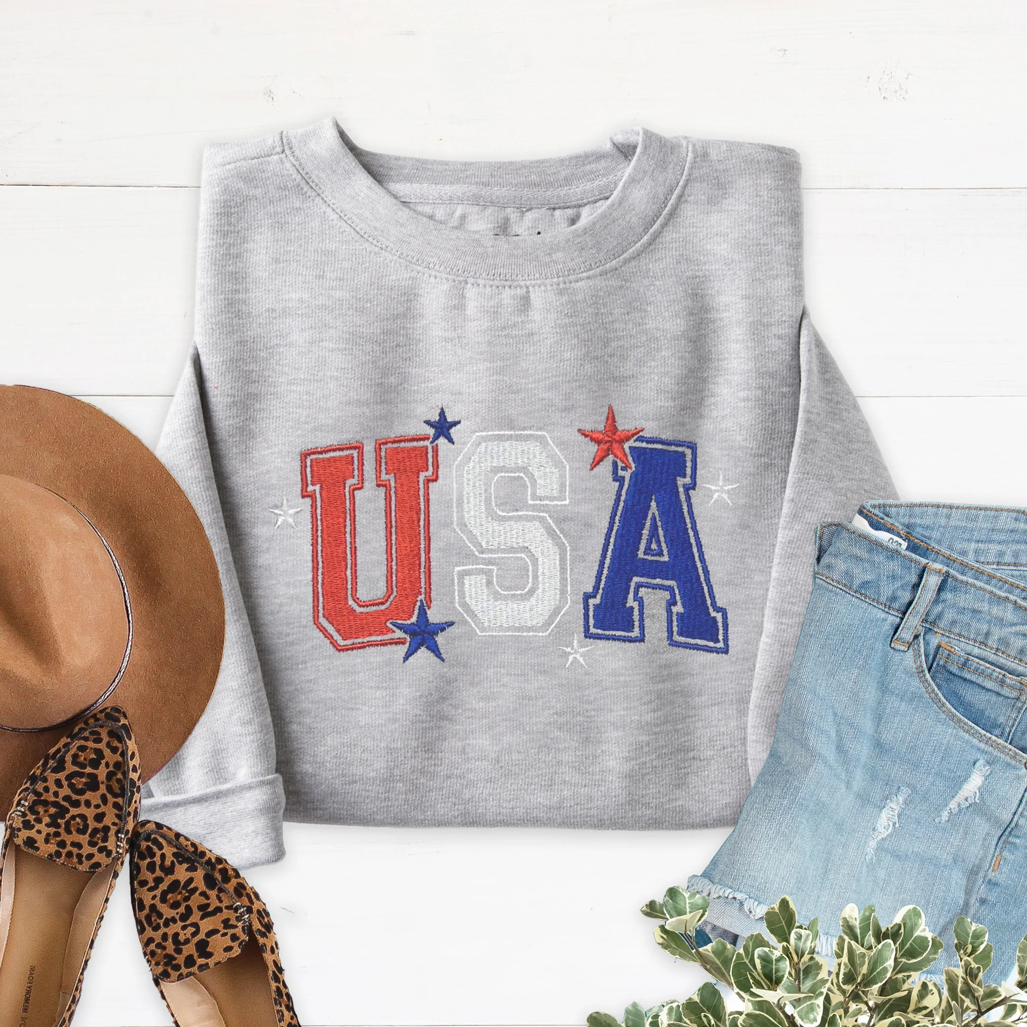 USA Varsity Sweatshirt - 20 - Image 3