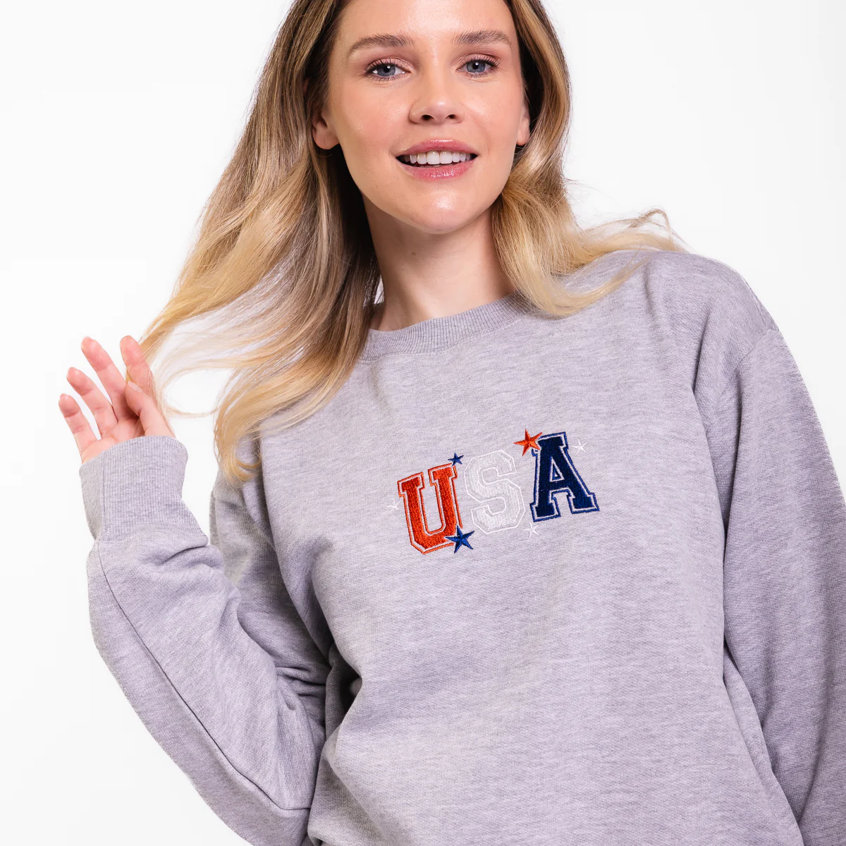 USA Varsity Sweatshirt - 12 - Image 5