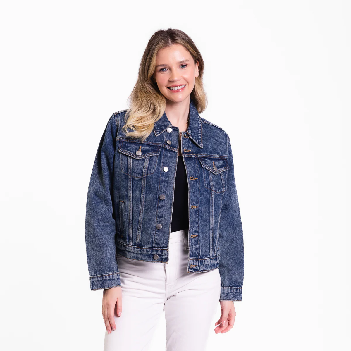 Vintage Washed Amazing Grace Denim Jacket - Image 2