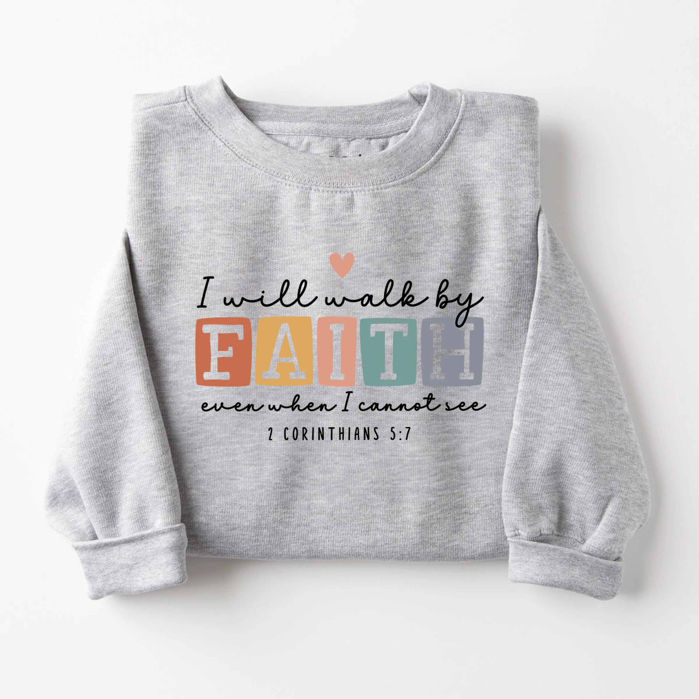 Walk by Faith Sweatshirt - 12 - Image 2